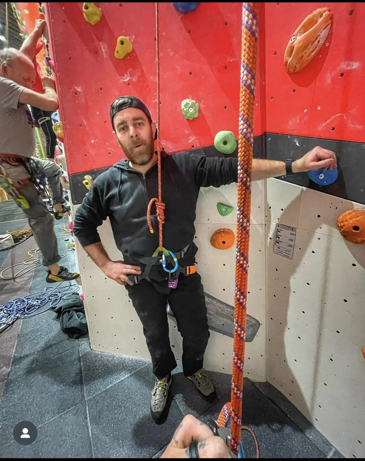 introduction to rock climbing session with yonder adventure company
