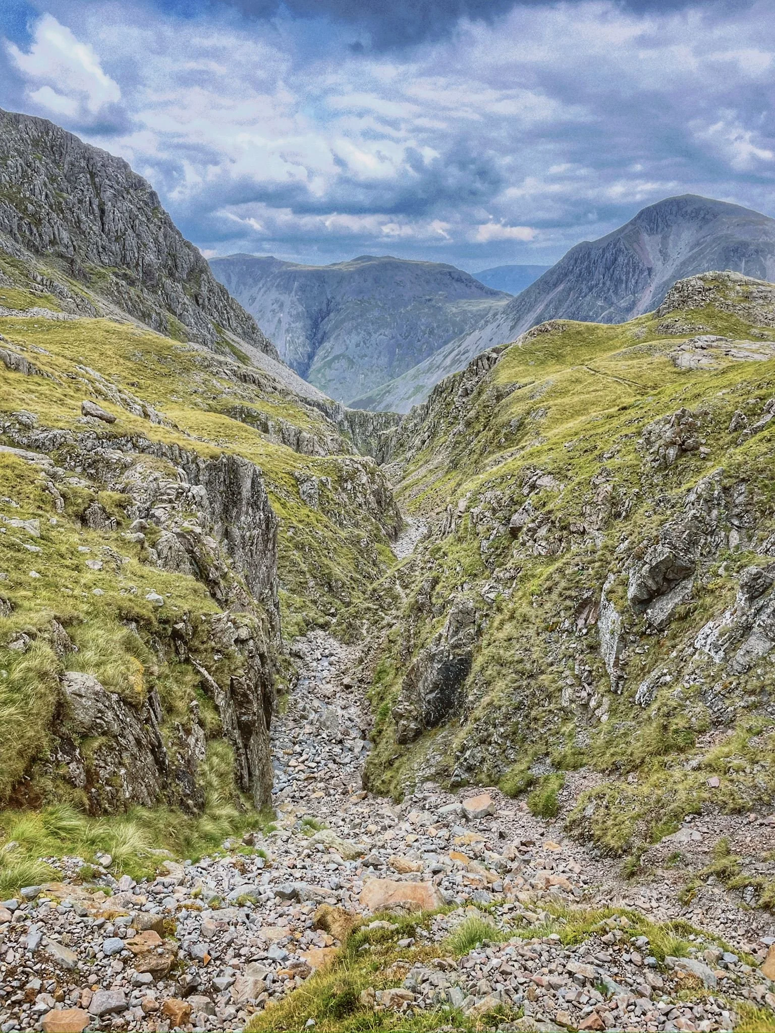 amazing scenery on a scafell pike guided walk with yonder adventure company