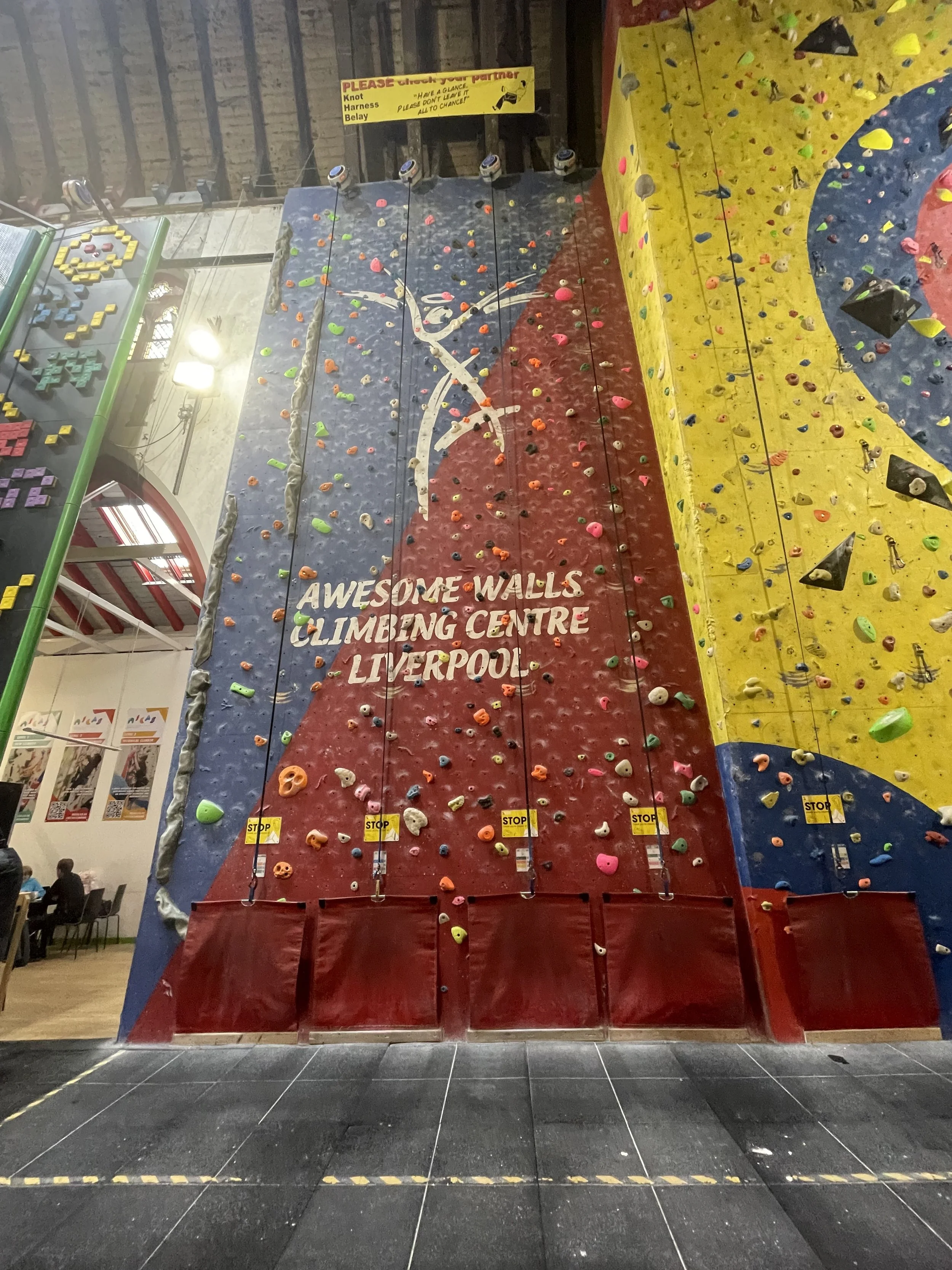 introduction to rock climbing session with yonder adventure company