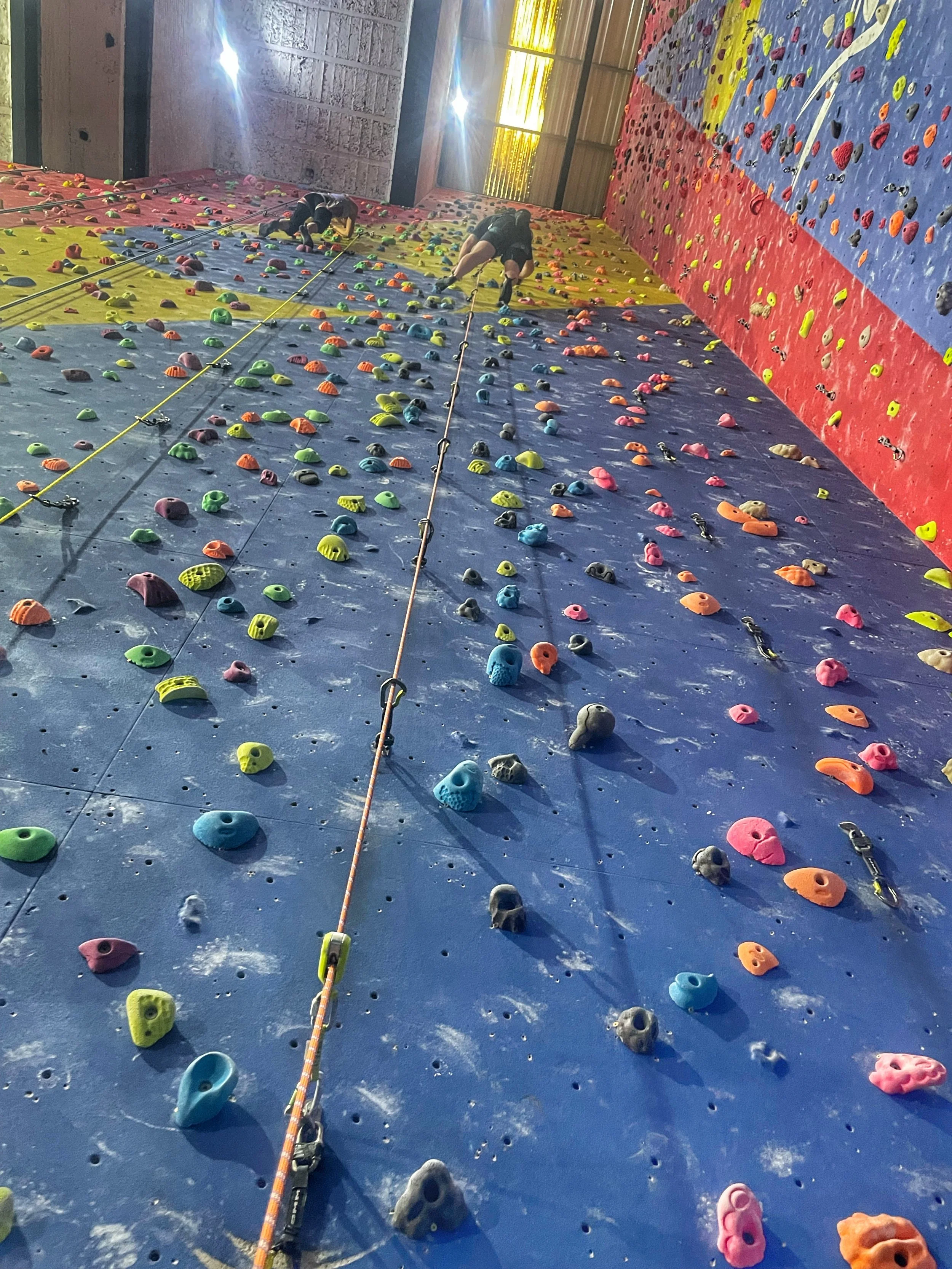 introduction to rock climbing session with yonder adventure company