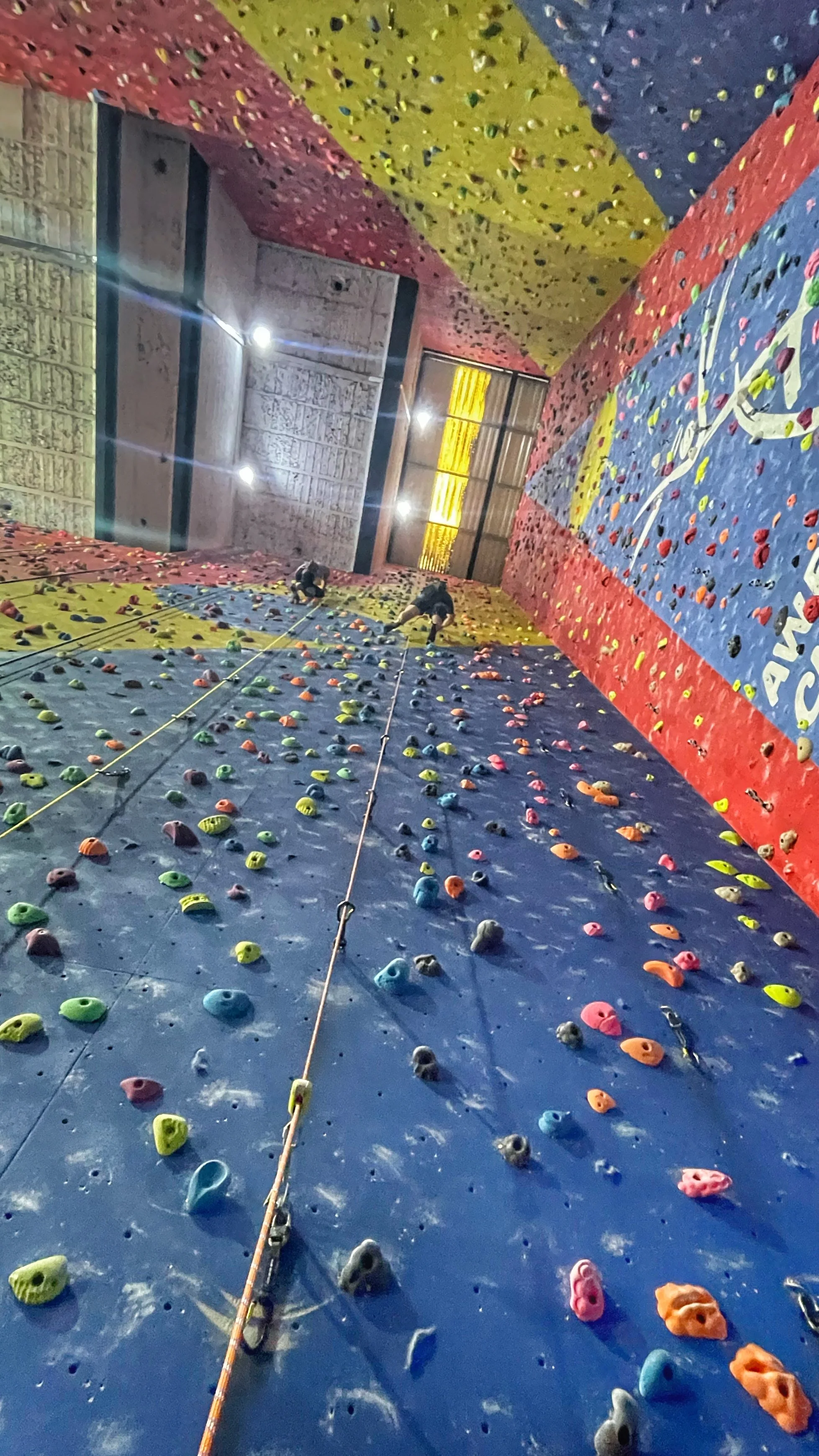 introduction to rock climbing session with yonder adventure company