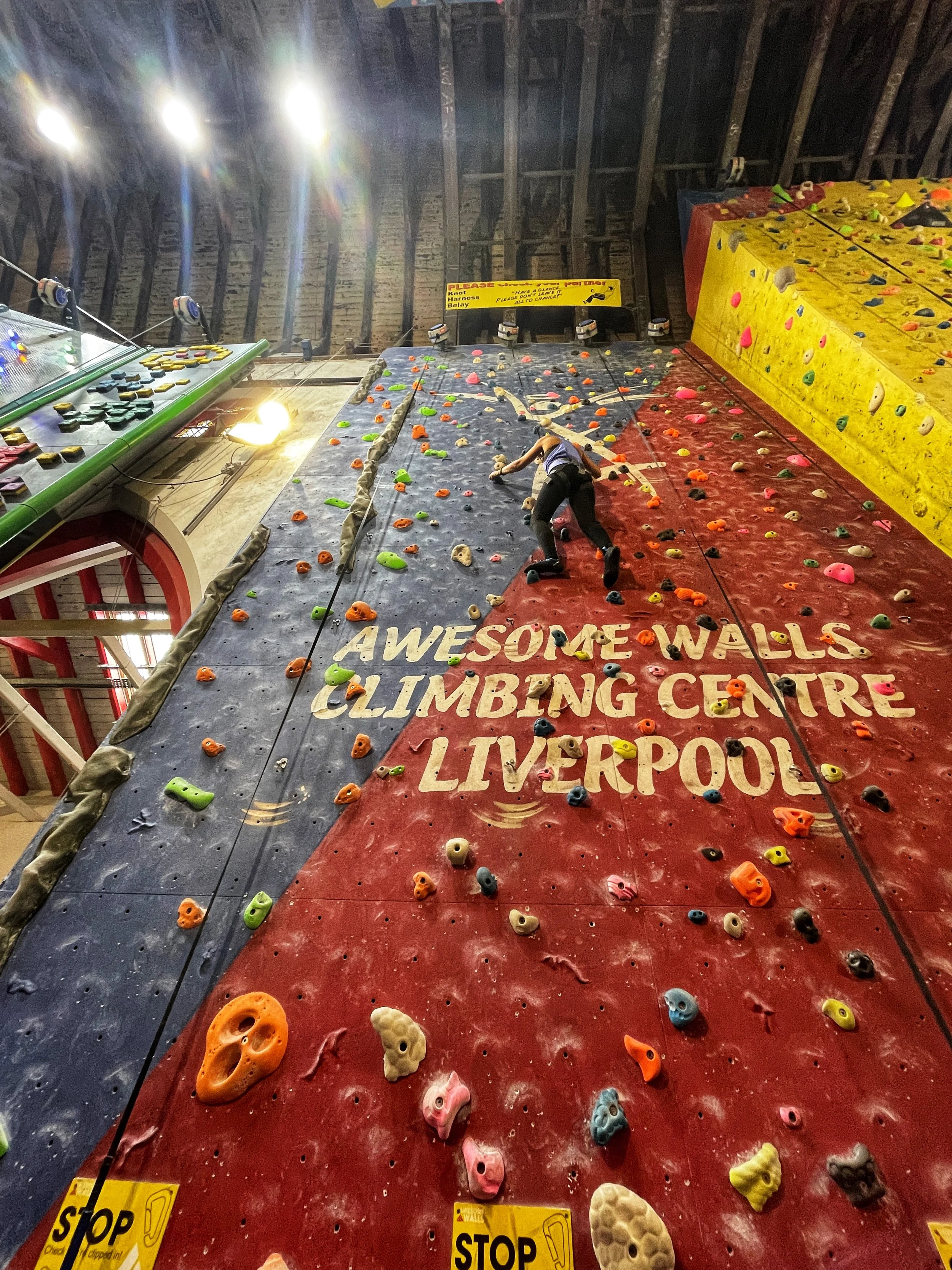 introduction to rock climbing session with yonder adventure company
