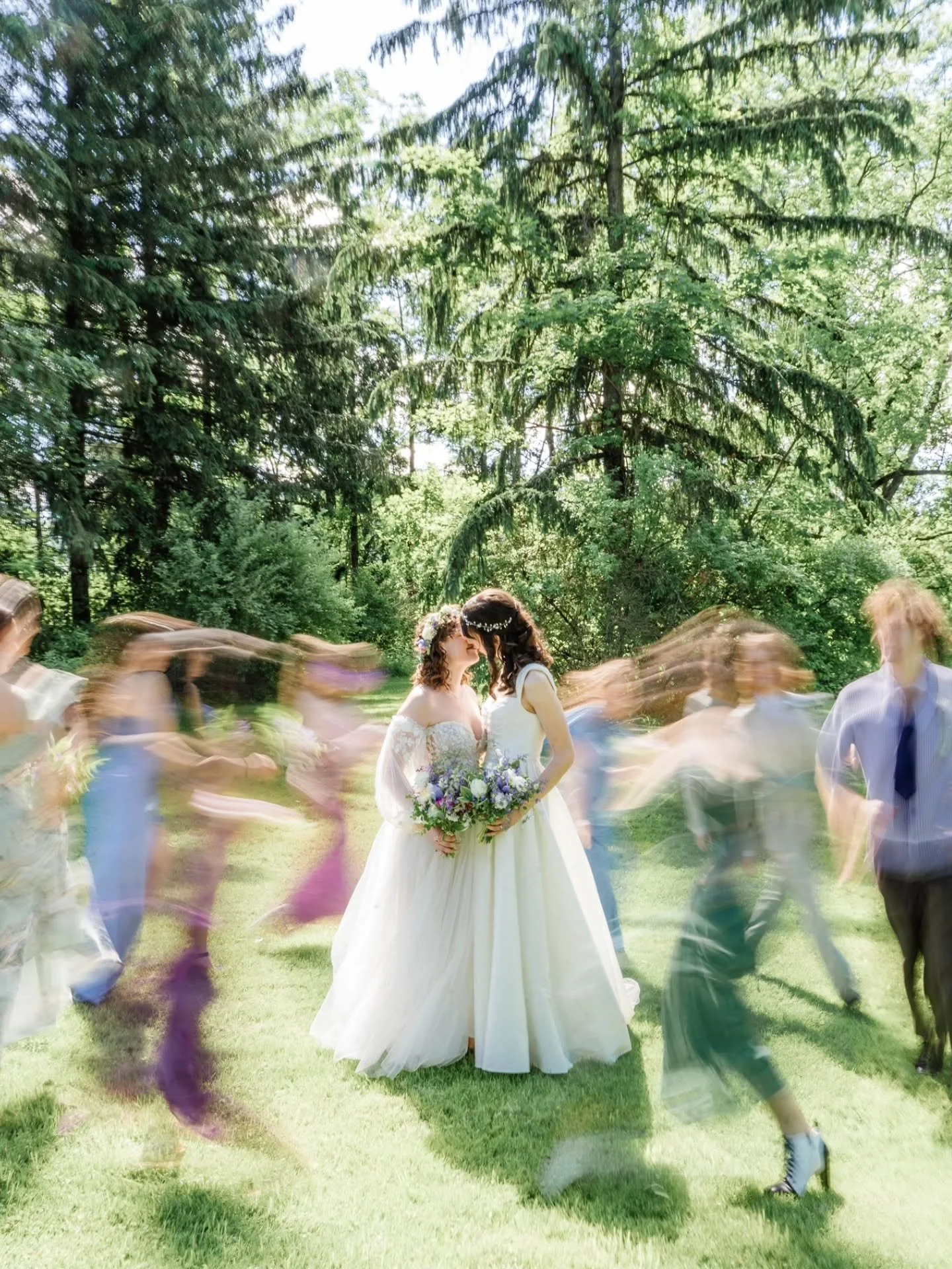 What's better than one bride? TWO brides!!! 

June &amp; Linnea, thank you so much for bringing me into your world. It is so clear how much you two love one another, and how much your friends and family love you. Working with you was such a dream com