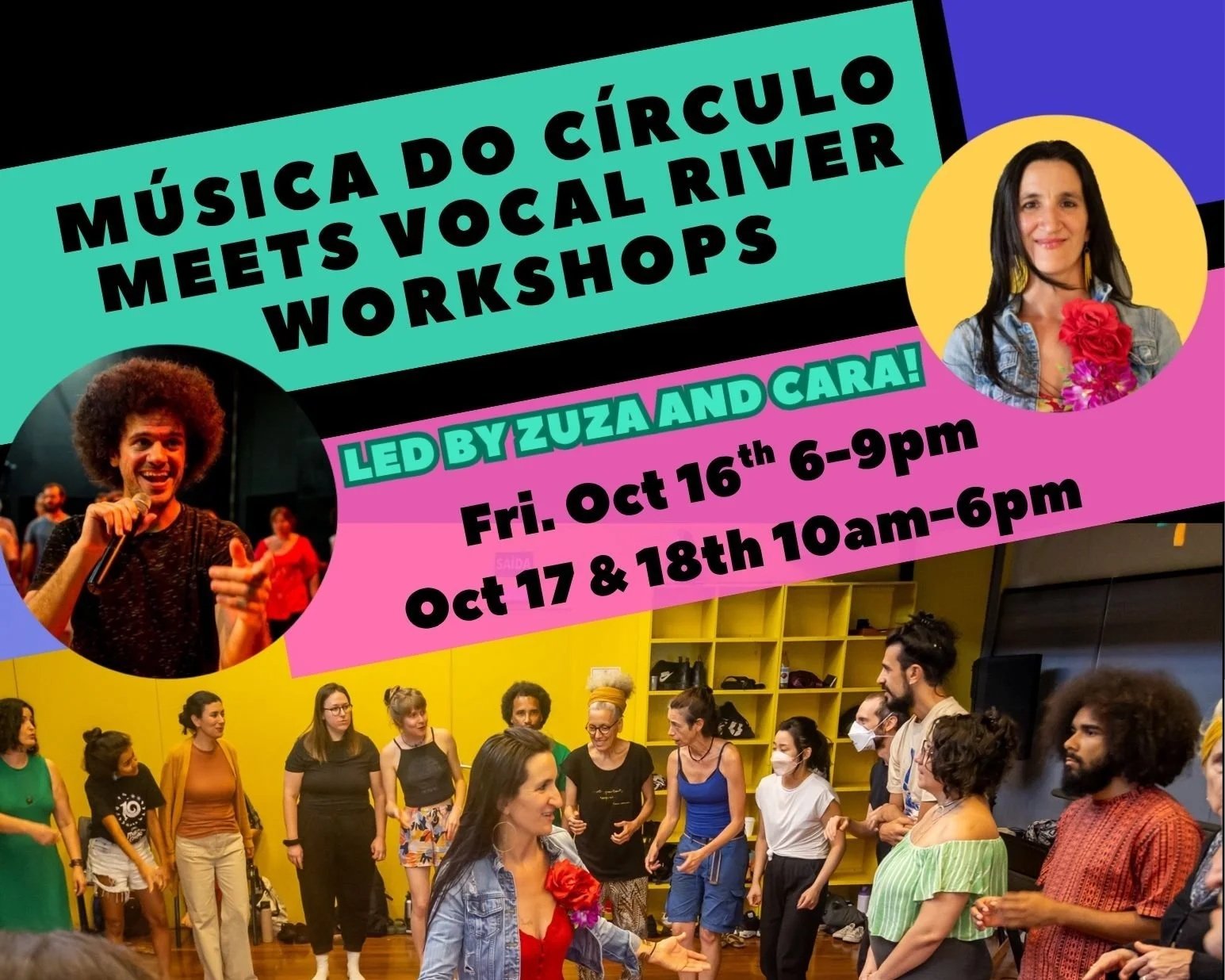 Música do Círculo Meets Vocal River Workshop