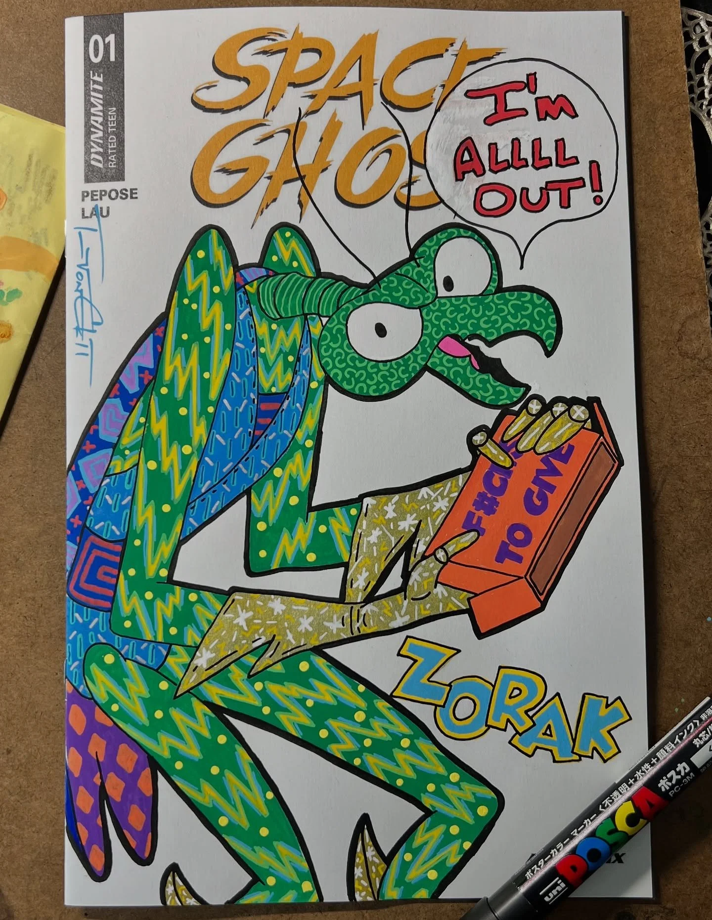 I think a lot of us have run out of our supply as well. Except Zorak probably never had any to begin with.
#zorak #spaceghost #tvartworks #sketchcover #sketchcoverart #brakshow #spaceghostcoasttocoast