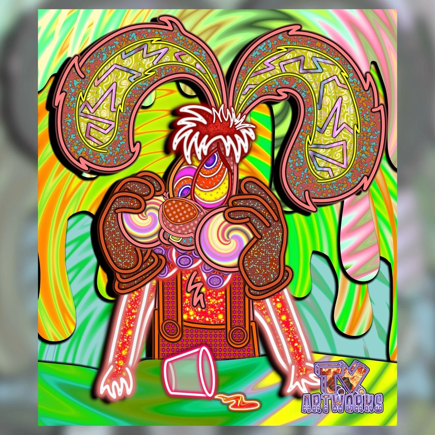 Roger and whiskey don&rsquo;t mix. 
Scroll 👉

#whoframedrogerrabbit #rogerrabbit #tvartworks