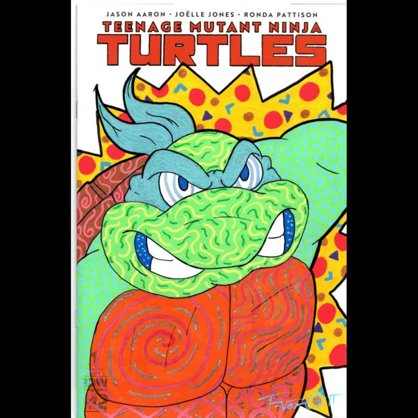 This was a quick one done at MegaCon a couple of weeks ago. The mask has a metallic sheen. Available for purchase. DM me if interested.
#tmnt #teenagemutantninjaturtles #tvartworks #sketchcover