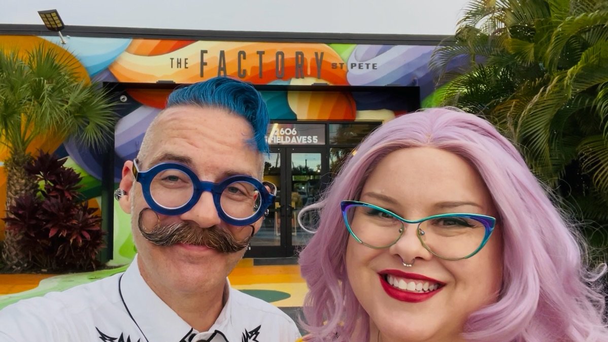 The Warhol Birthday Party last night was pretty excellent. It kicked off a month-long exhibit at @thefactorystpete at @floridarama.art . I highly recommend stopping by there this month and checking out all of the incredible work on display. All of th