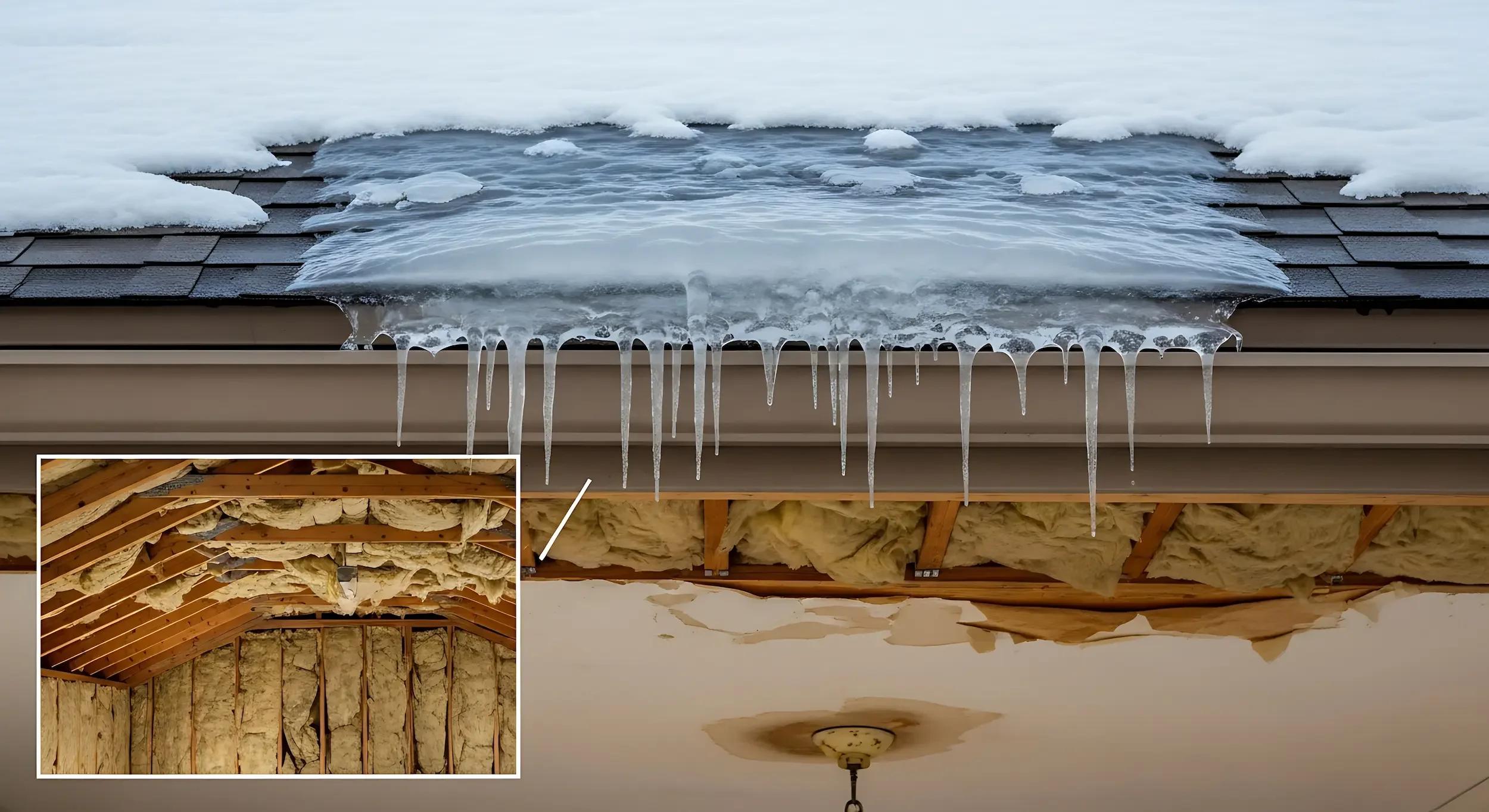 Severe Ice Dam Damage: Insurance Claims, Repairs, and Renovation Opportunities