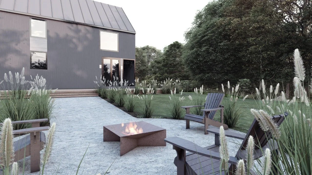 Modern ADU with Maibec grey cladding and standing seam metal roof - Grey County by Odin Agnuk