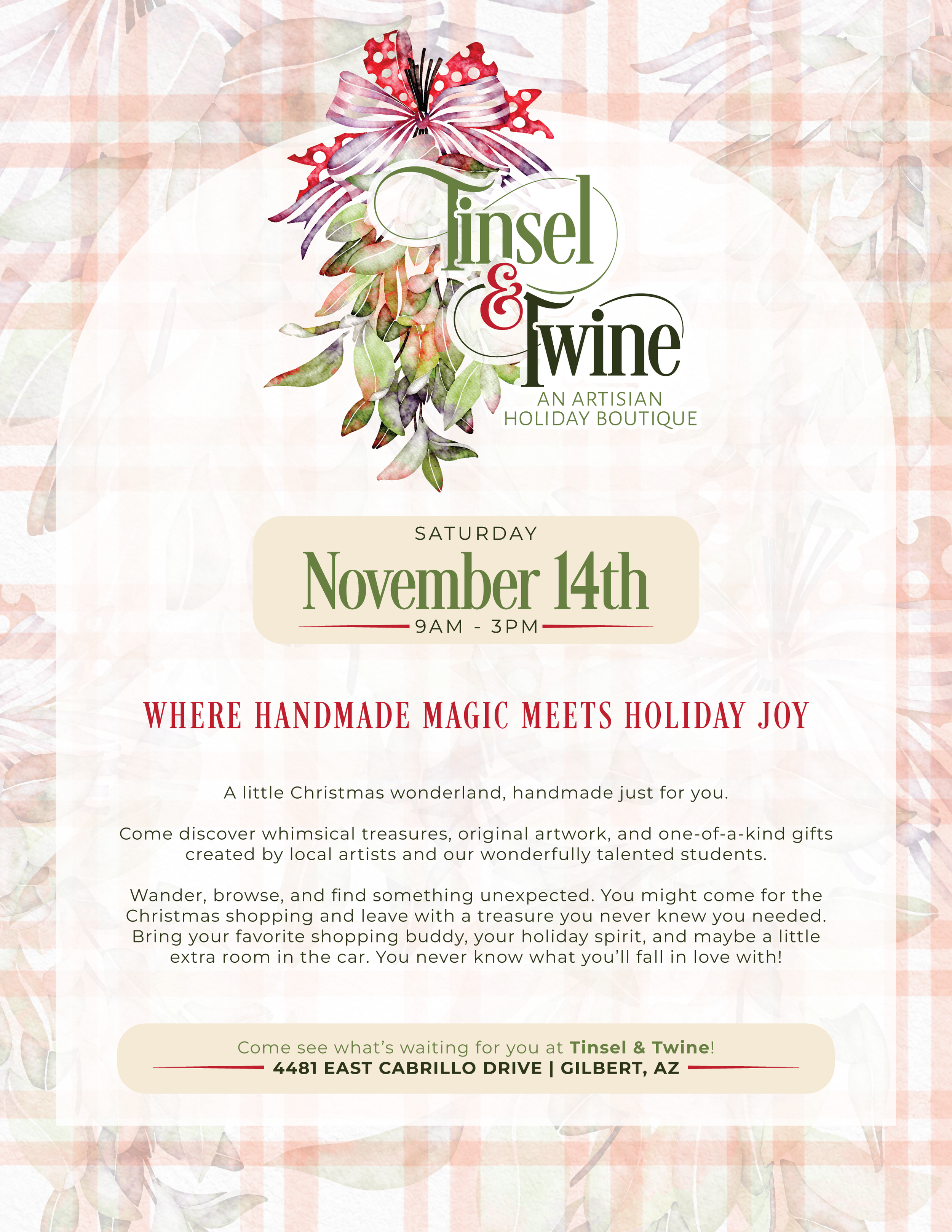 SAVE THE DATE!
