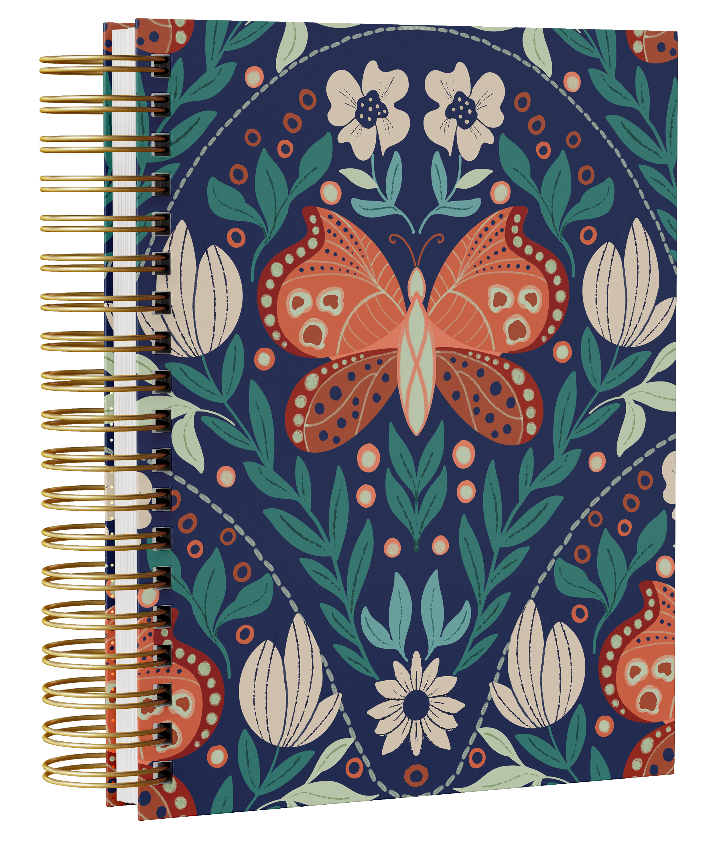 FUN AND COLORFUL WIRE BOUND JOURNALS with RULED PAGES