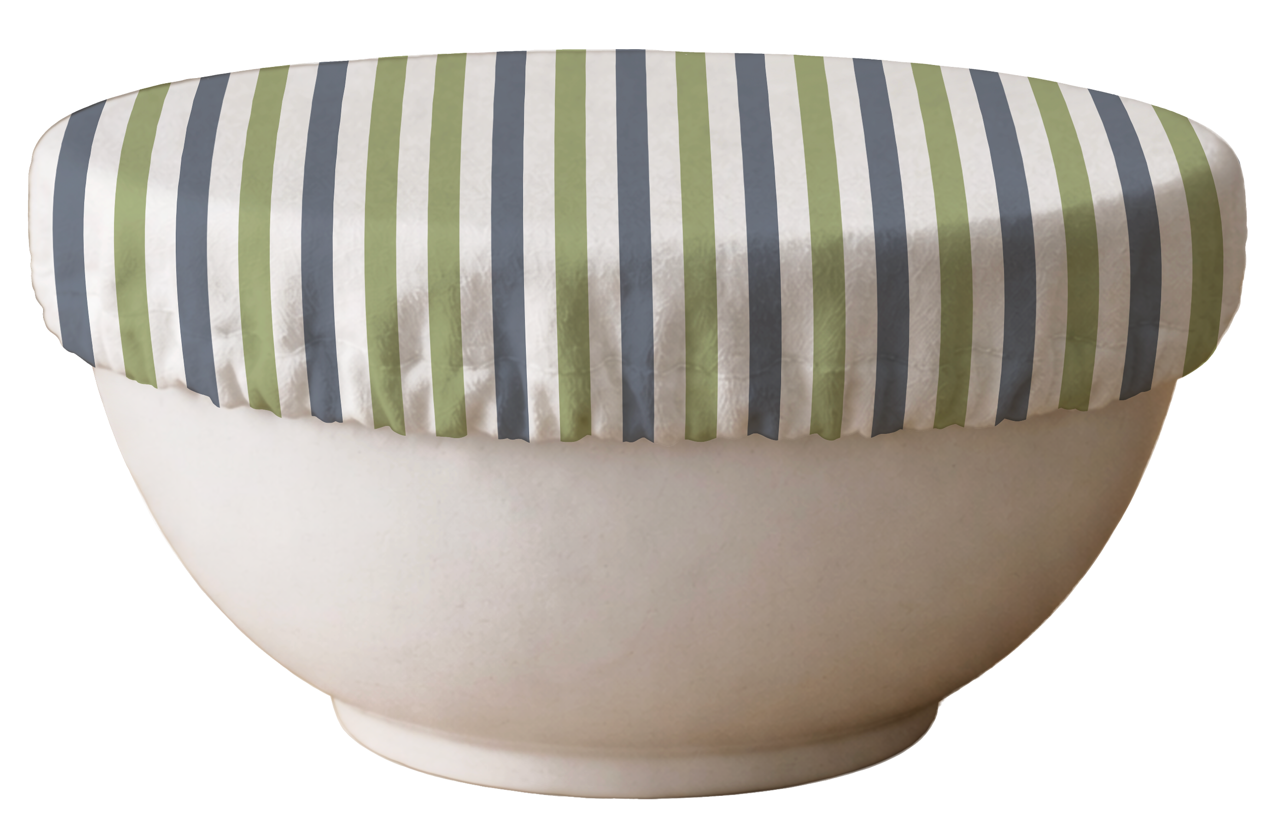 GreenBlue Stripe Fabric Bowl Cover Mockup.png