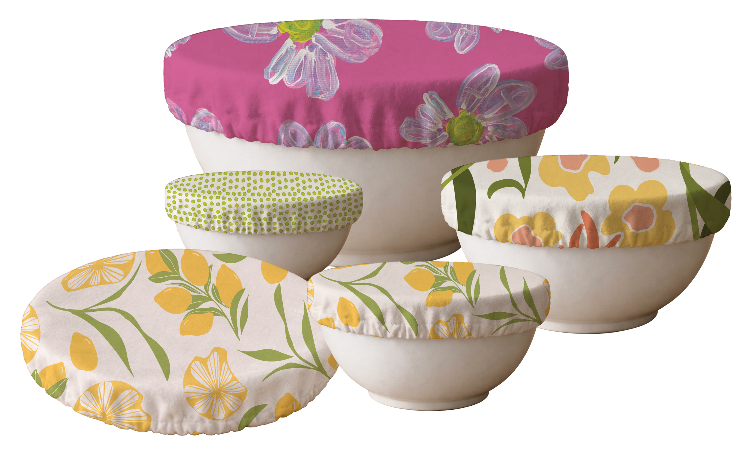 Fabric Bowl Cover - Set of Five