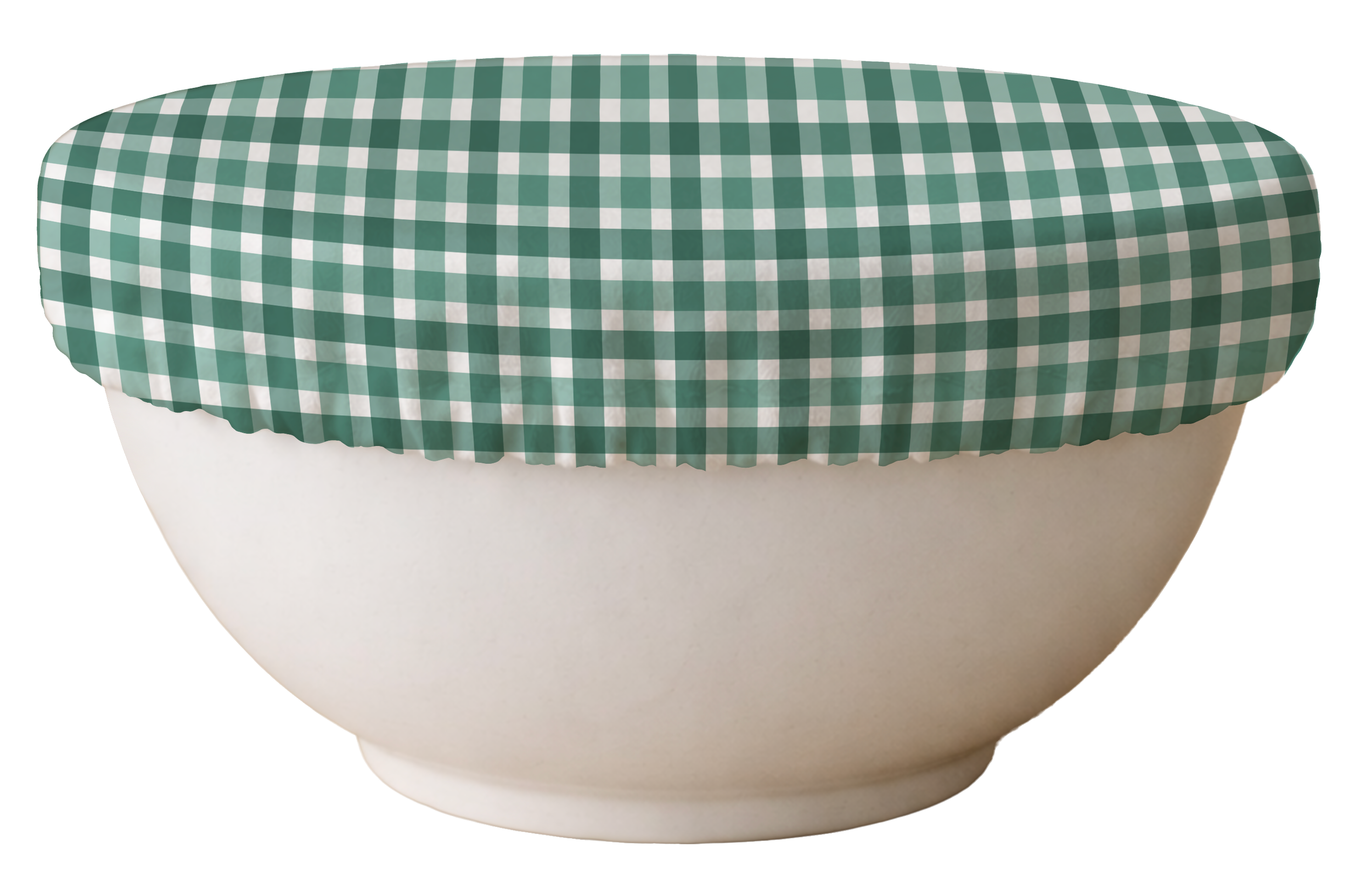 Small Green Plaid Fabric Bowl Cover Mockup.png