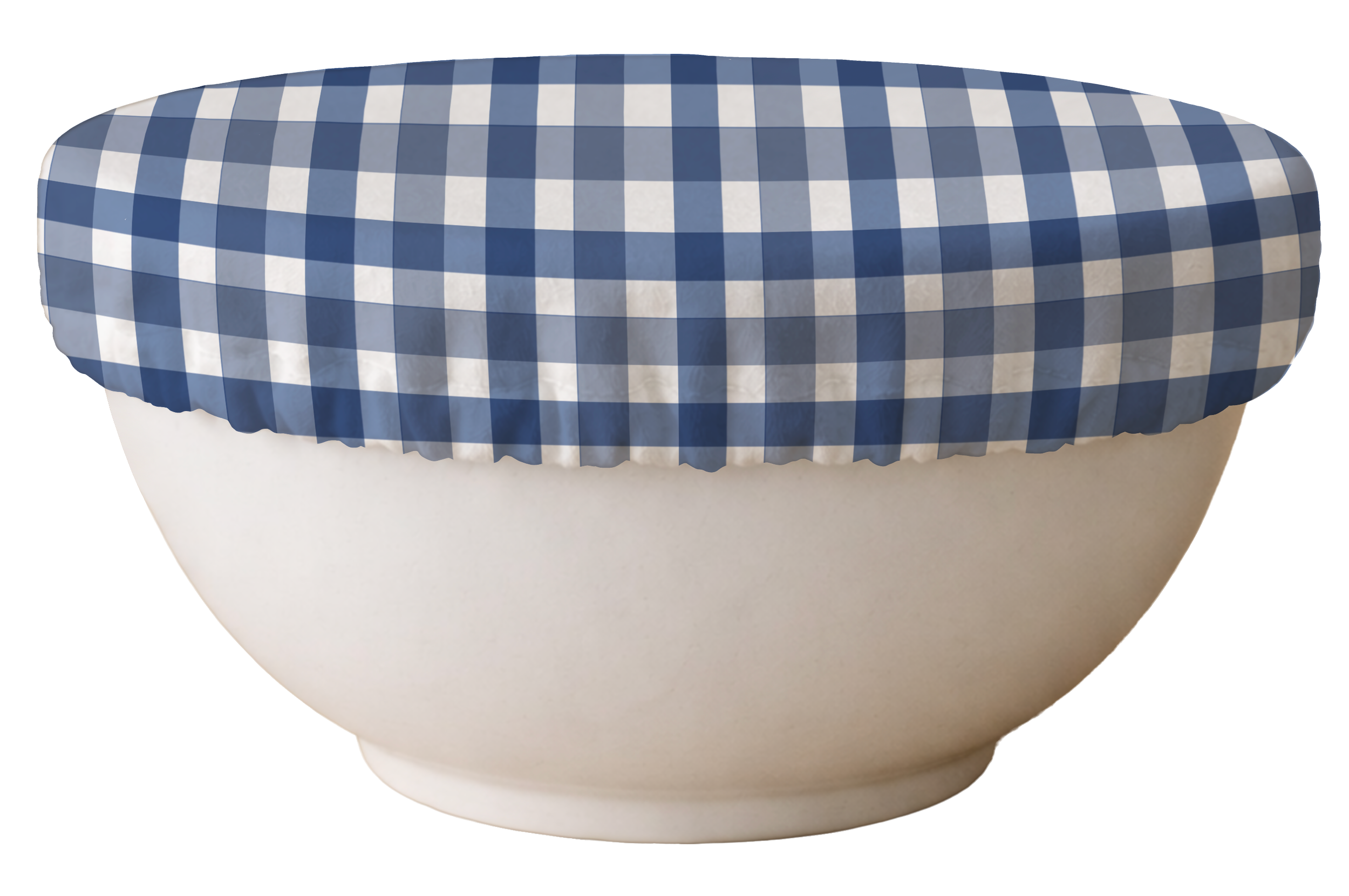 Blue Plaid Fabric Bowl Cover Mockup.png
