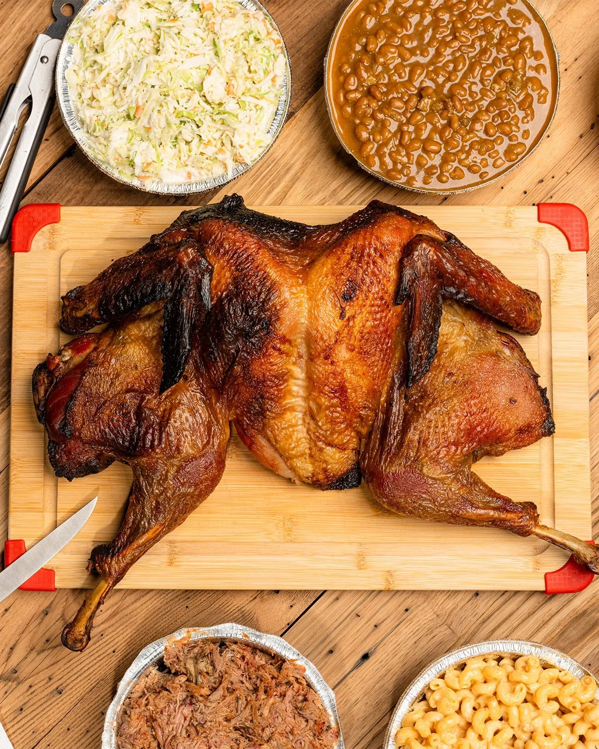 LAST COUPLE DAYS TO ORDER THANKSGIVING❗️
👉 Call during regular business hours to order: 252.622.4874

❗️All orders must be in by November 23 and will be scheduled for pickup on Wednesday, 11/26 between 10am-3pm

❗️The food will be precooked and refr