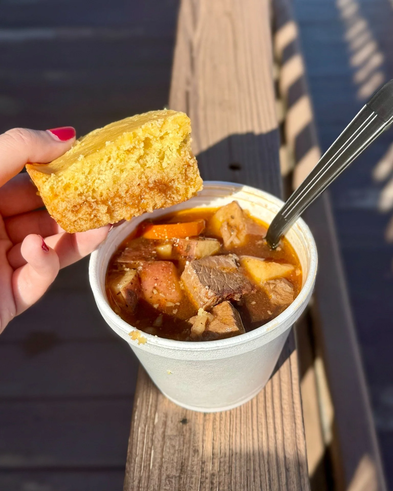 Bring home the comforting gift of our hearty Brisket Stew this weekend! Tender, slow-cooked chunks of brisket with potatoes, carrots, celery, and savory onions.
