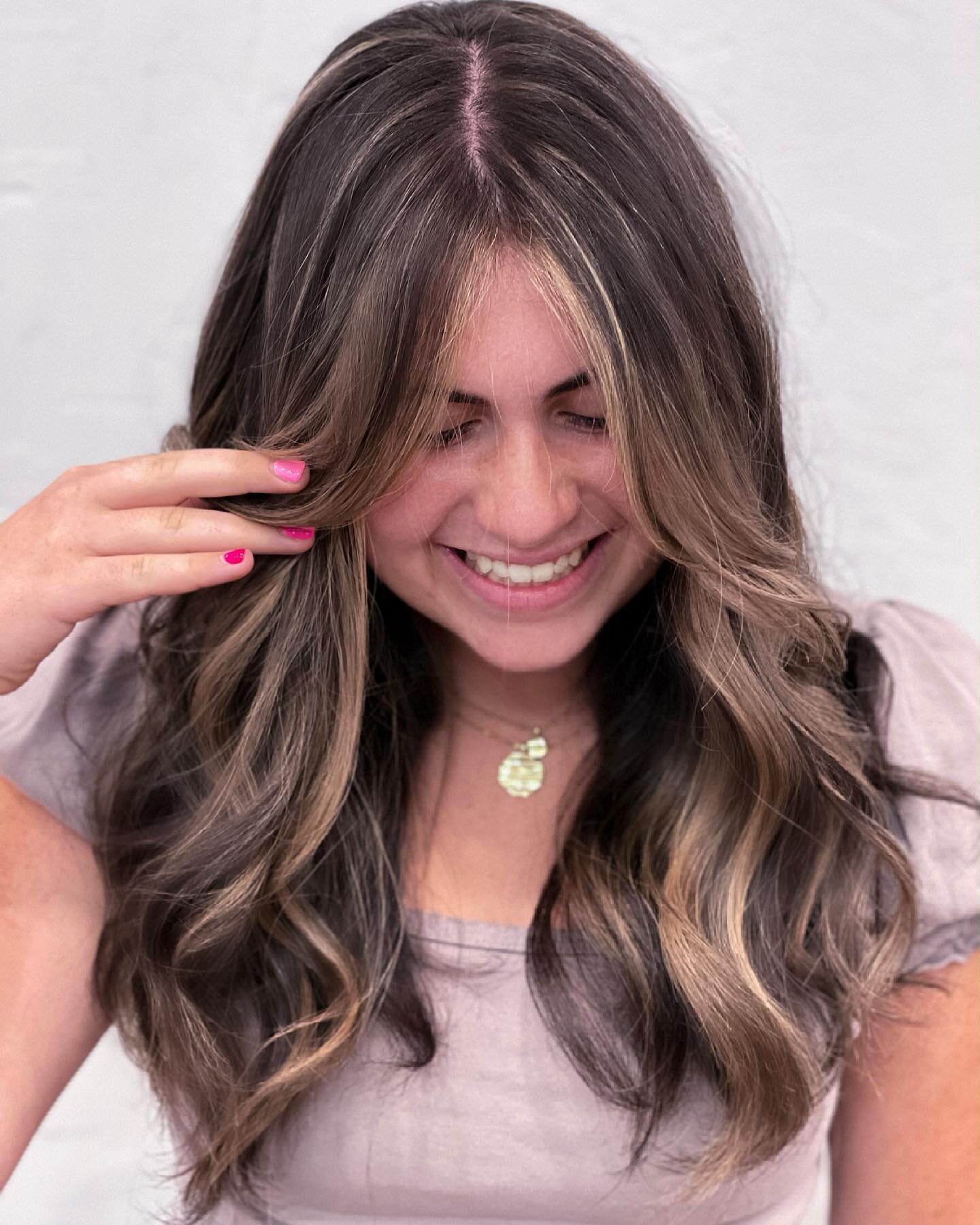 That smile is part of why we love what we do. Cut &amp; color  by @thehairdresserlisak