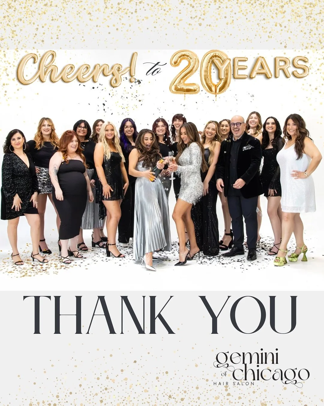 🎉WE TURN 20 TODAY 🥹🎉 
Join us in celebrating TWO decades of beauty, style, and YOU &mdash; our amazing clients who made it all possible; You truly are the heartbeat of our success 🥰💗 
We started this operation at 22 years old and learned A LOT a