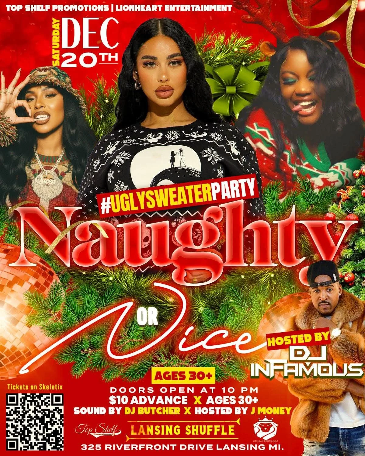 Naughty or Nice Ugly Sweater Party – Hosted by DJ Infamous
