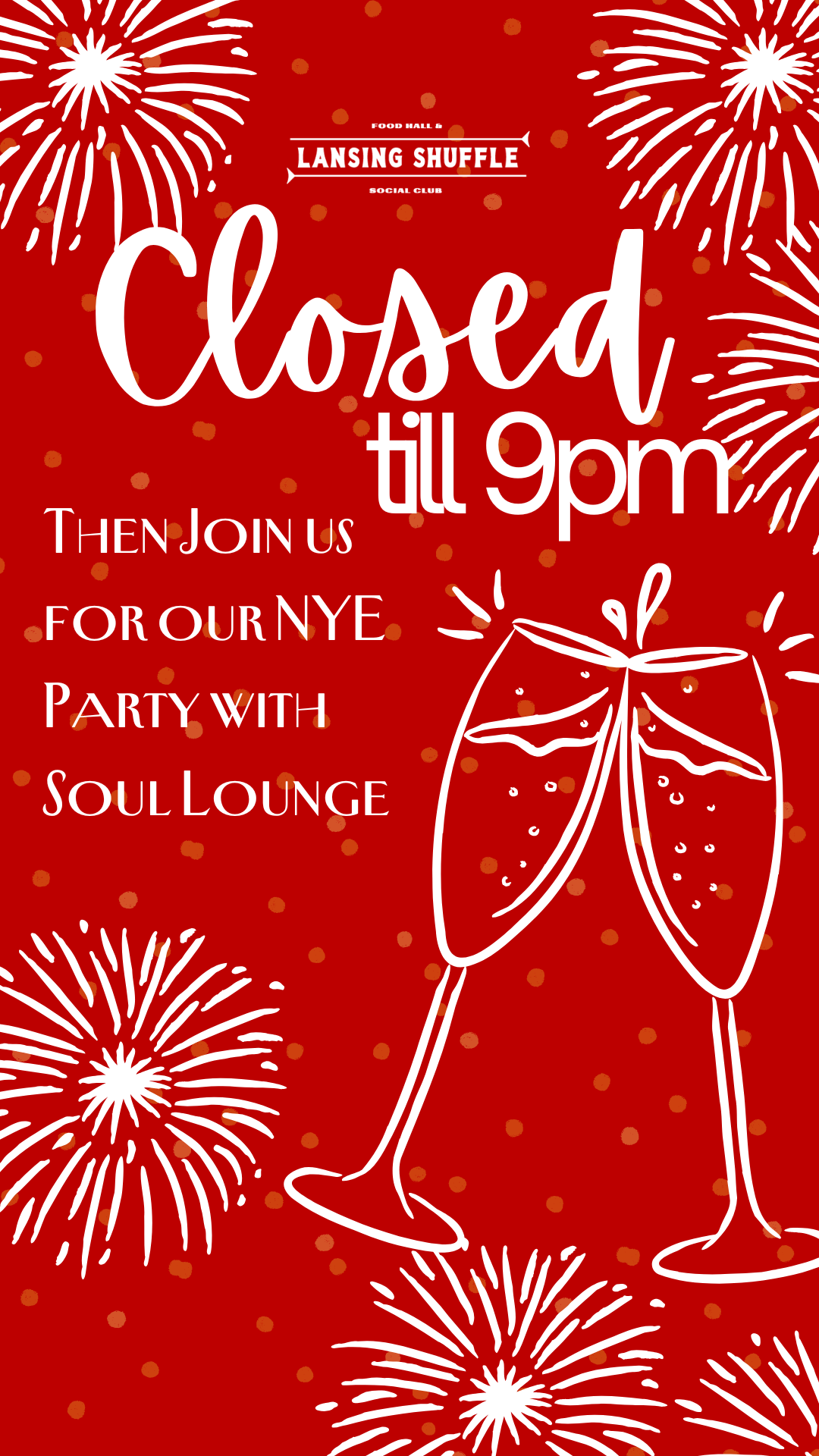 CLOSED till 9PM