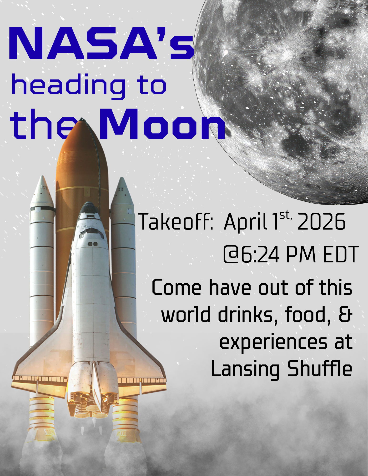 NASA's launching to the Moon