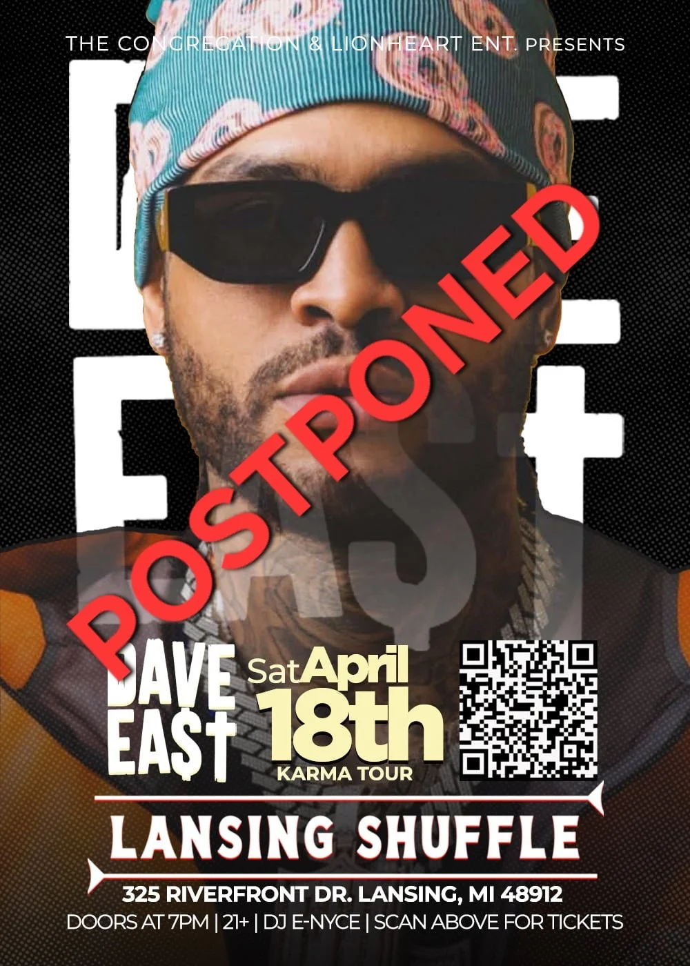 Dave East - Lionheart Party POSTPONED