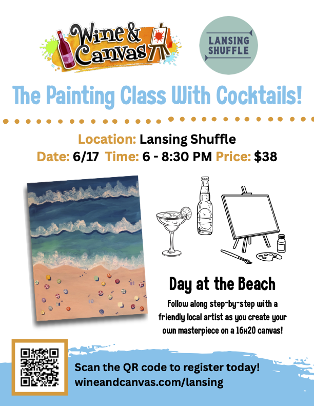 Wine &amp; Canvas - Day at the Beach
