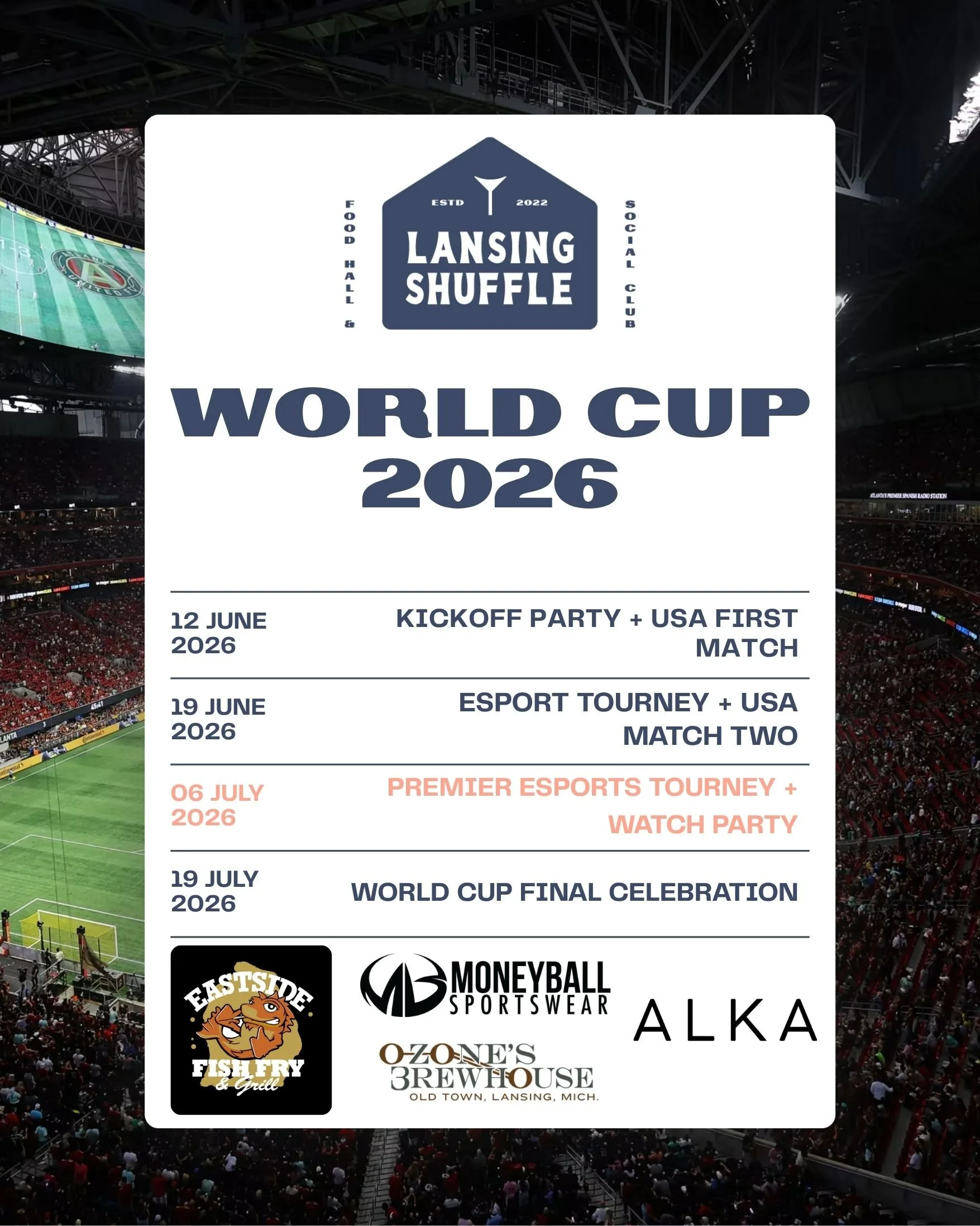 Premier Esports Tourney +  World Cup Watch Party