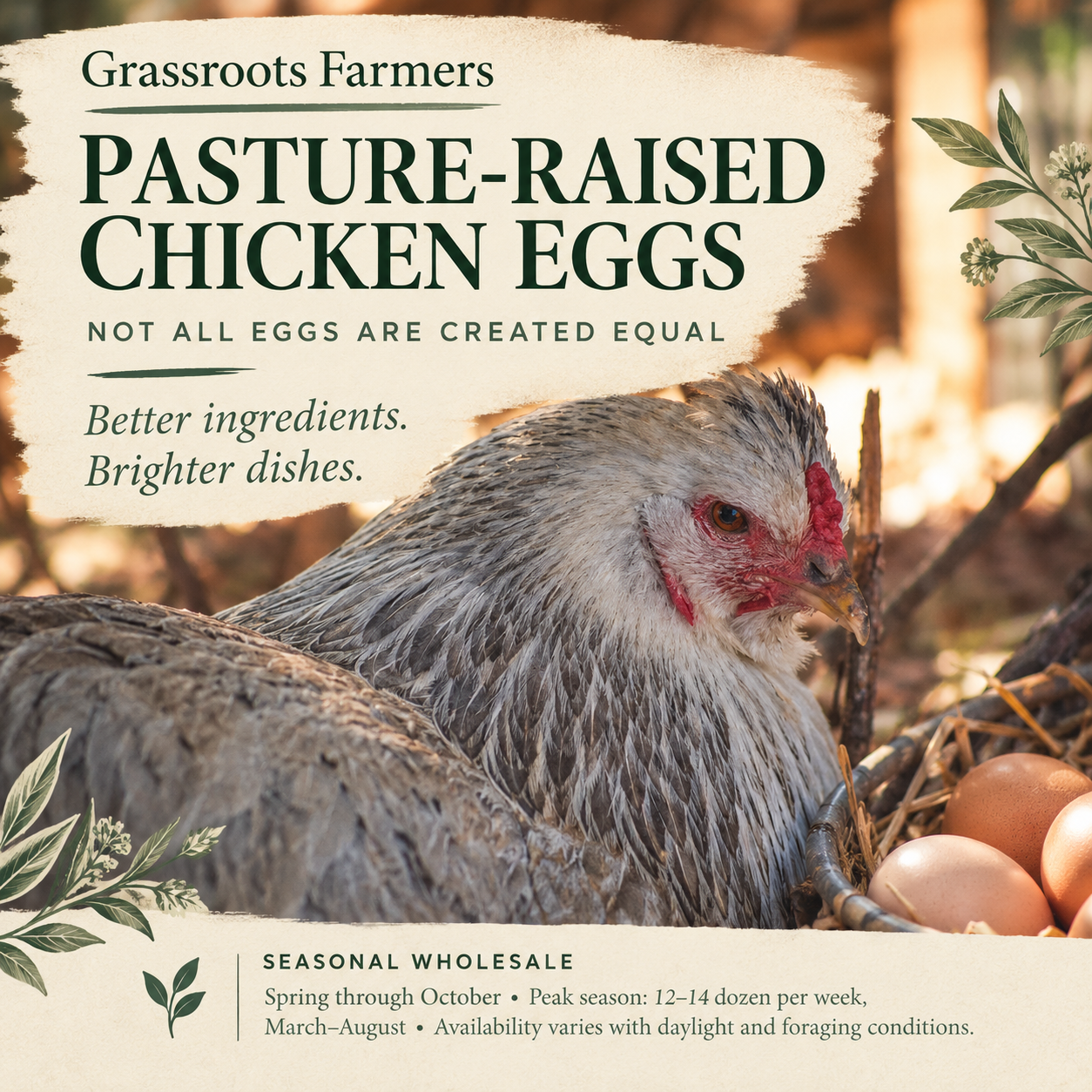 Pasture Raised Chicken Eggs