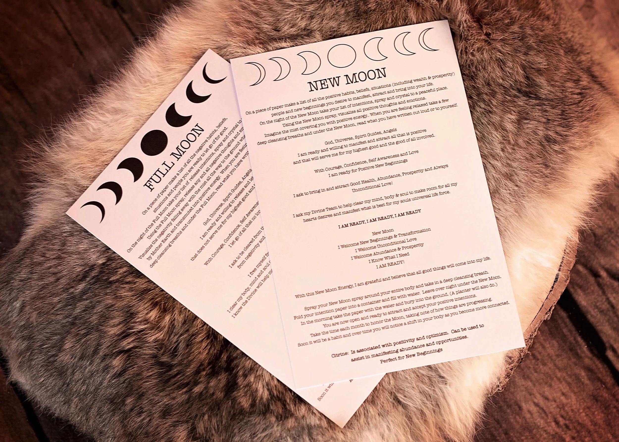 Full Moon & New Moon Ritual Spray Set — Just Sage It Co.