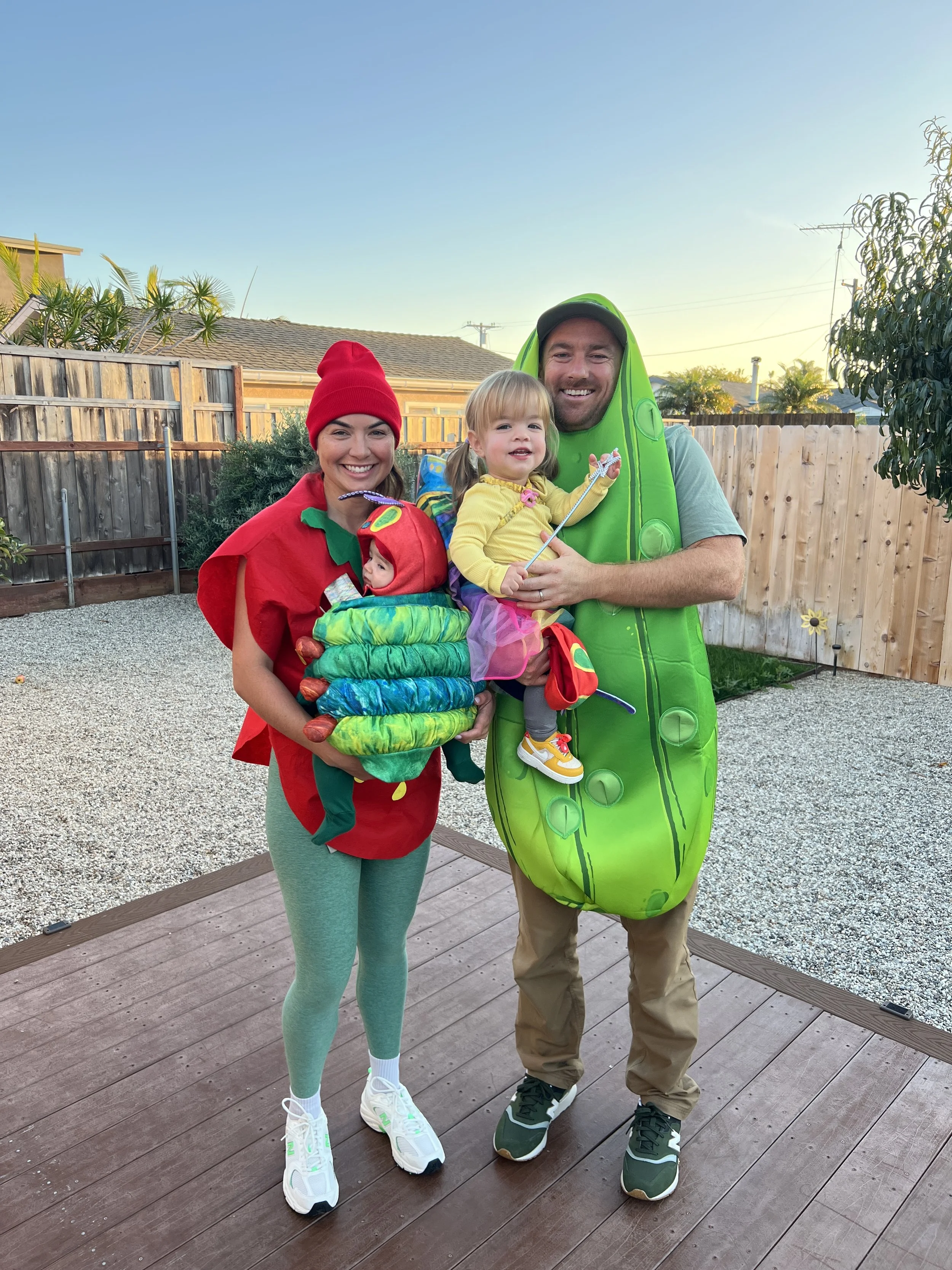Very Hungry Caterpillar Family Halloween Costume