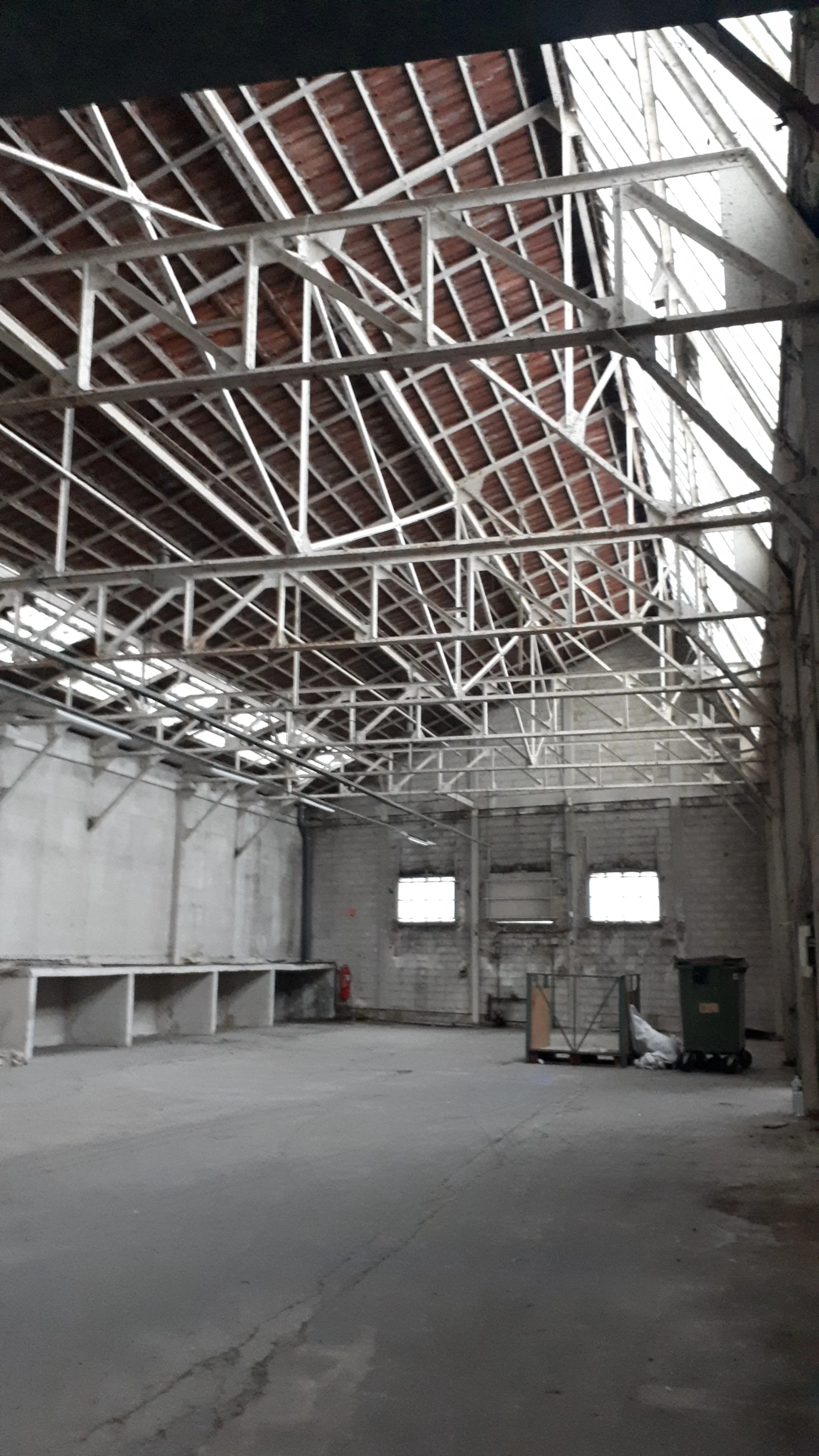 Construction in the new studio space, Montreuil