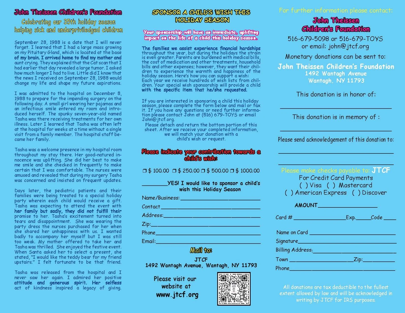 35 TH ANNUAL JTCF LONG ISLAND TOY DRIVE