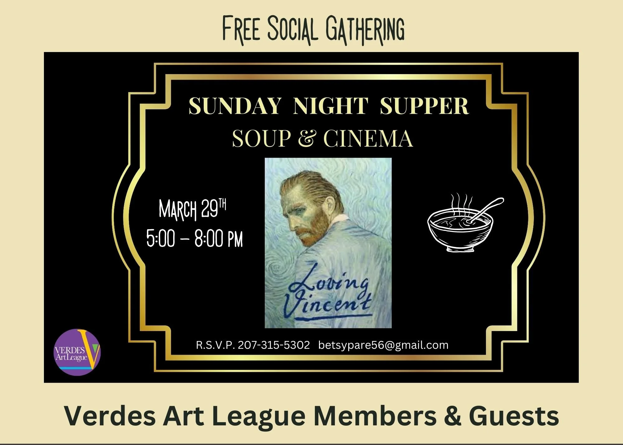 VAL Social: Sunday Night Soup and Cinema