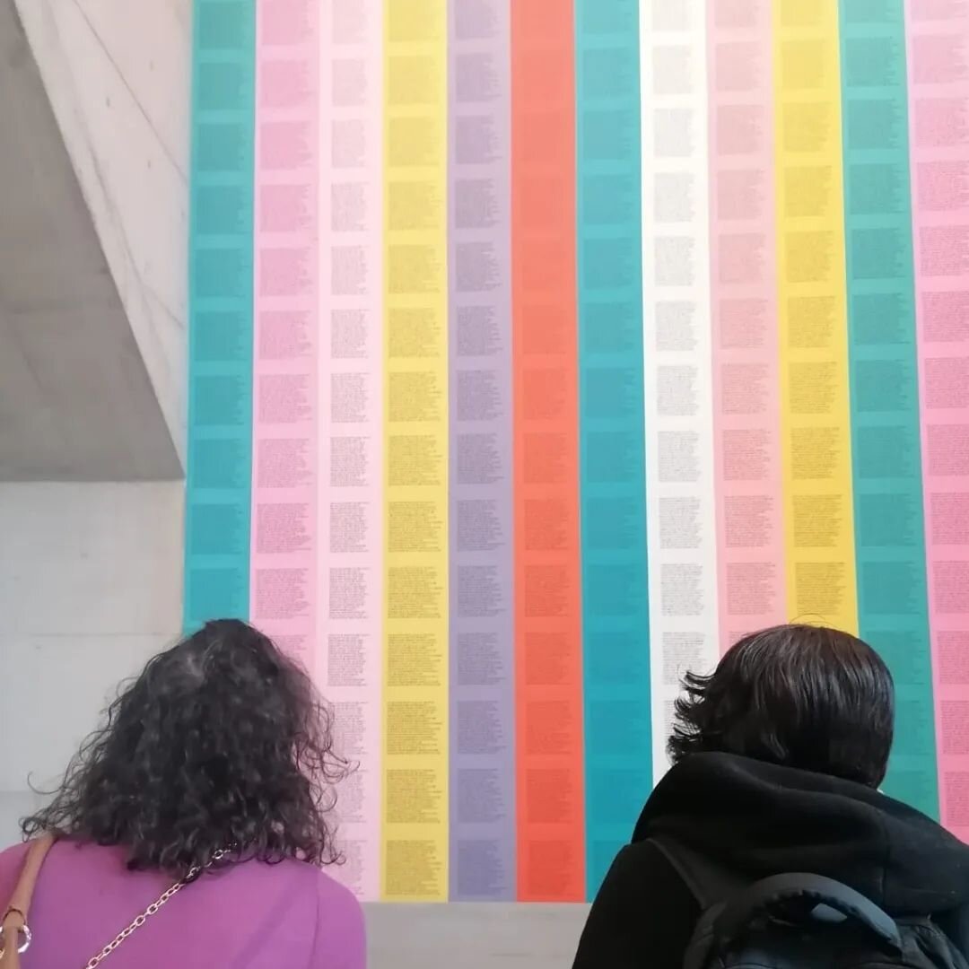 A wonderful afternoon at @tate modern with Thrive participants. Inspired by @graceattlee who introduced the group to @jennyholzerstudio 

We saw all of her pieces in the gallery and enjoyed discussing many others as well. Thanks to Jacalyn Leong at t