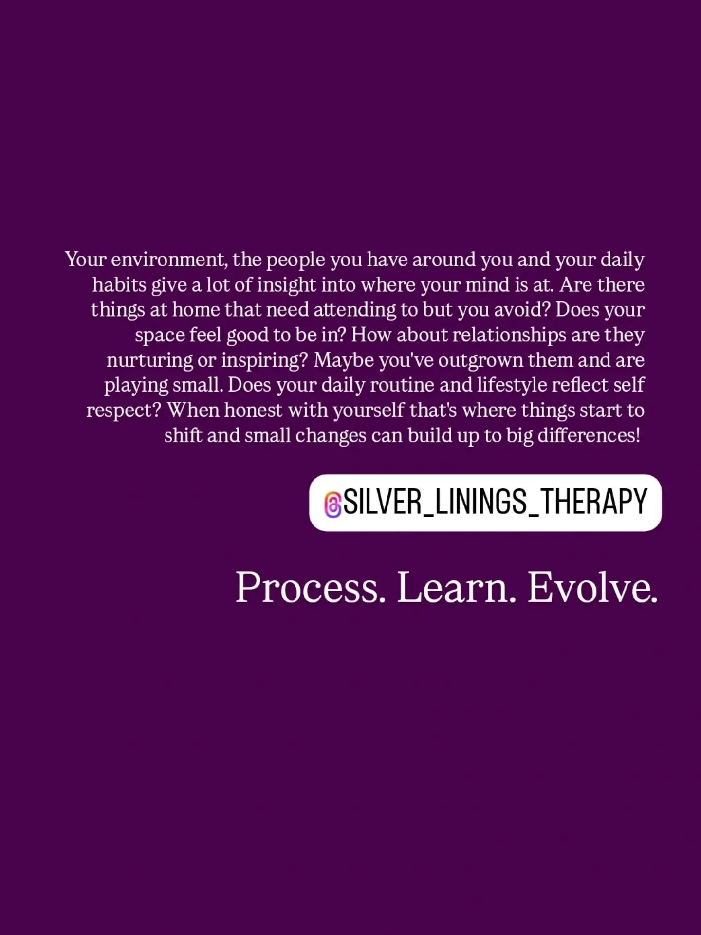 #SilverLiningsCounsellingPsychotherapy #Therapy #Therapist #MentalHealth #Entrepreneur