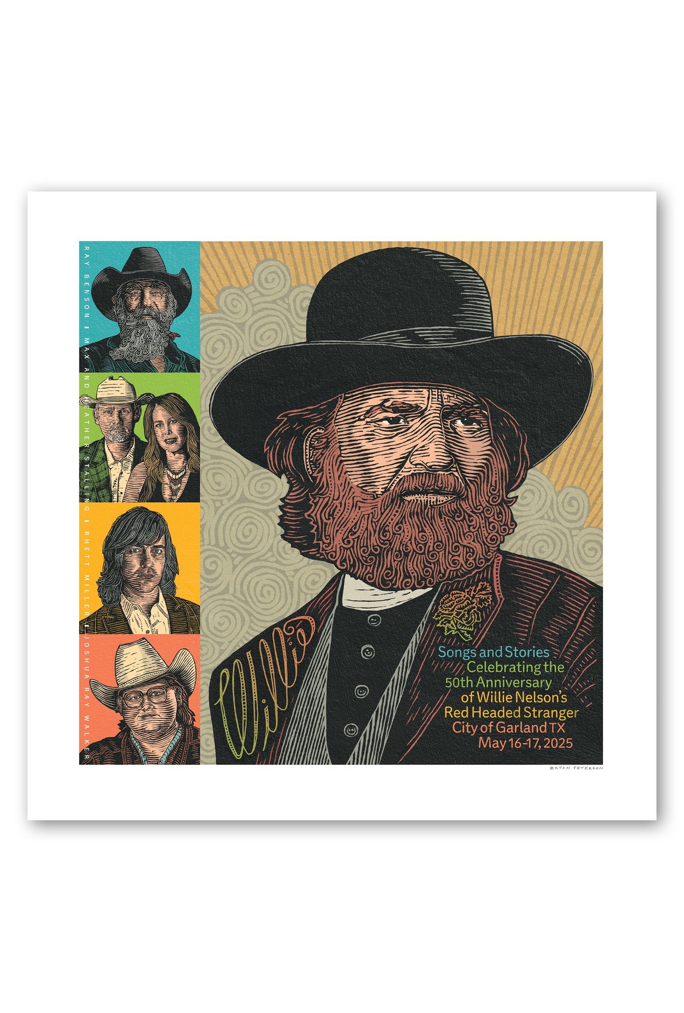 Red Headed Stranger Full Print