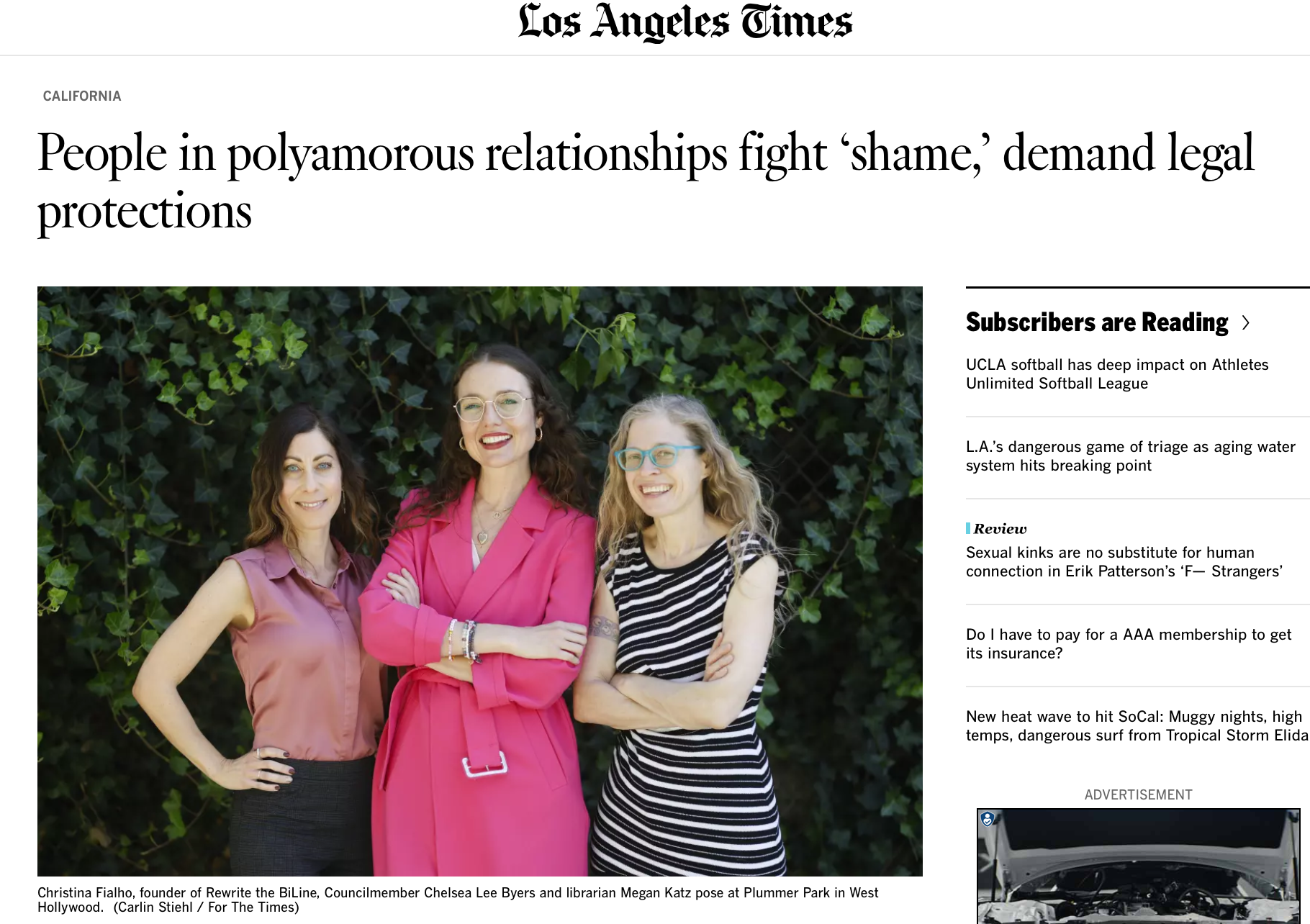 People in polyamorous relationships fight ‘shame,’ demand legal protections