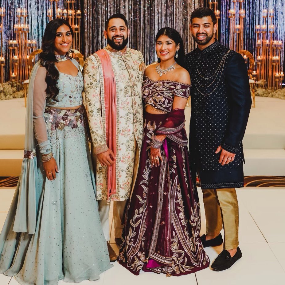 Both @kinjal_patelll and @evanipatel created custom outfits for a special event from @khajanaboutique 

#clientdiaries #clientappreciation #lehenga #lehengacholi #lehengalove #custommade #custom #indianwedding #indianwear #indianclothing