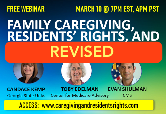 Isolation Anniversary Long Term Care Webinar