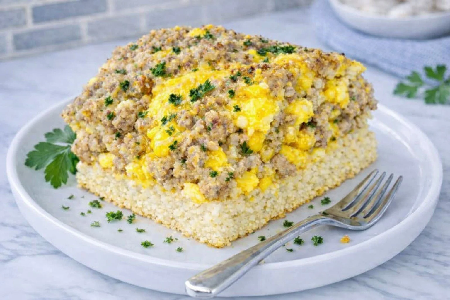 Cheddar Bay Biscuit Breakfast Bake