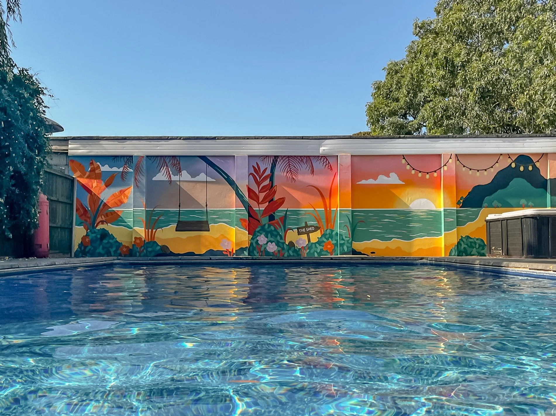 Poolside Mural