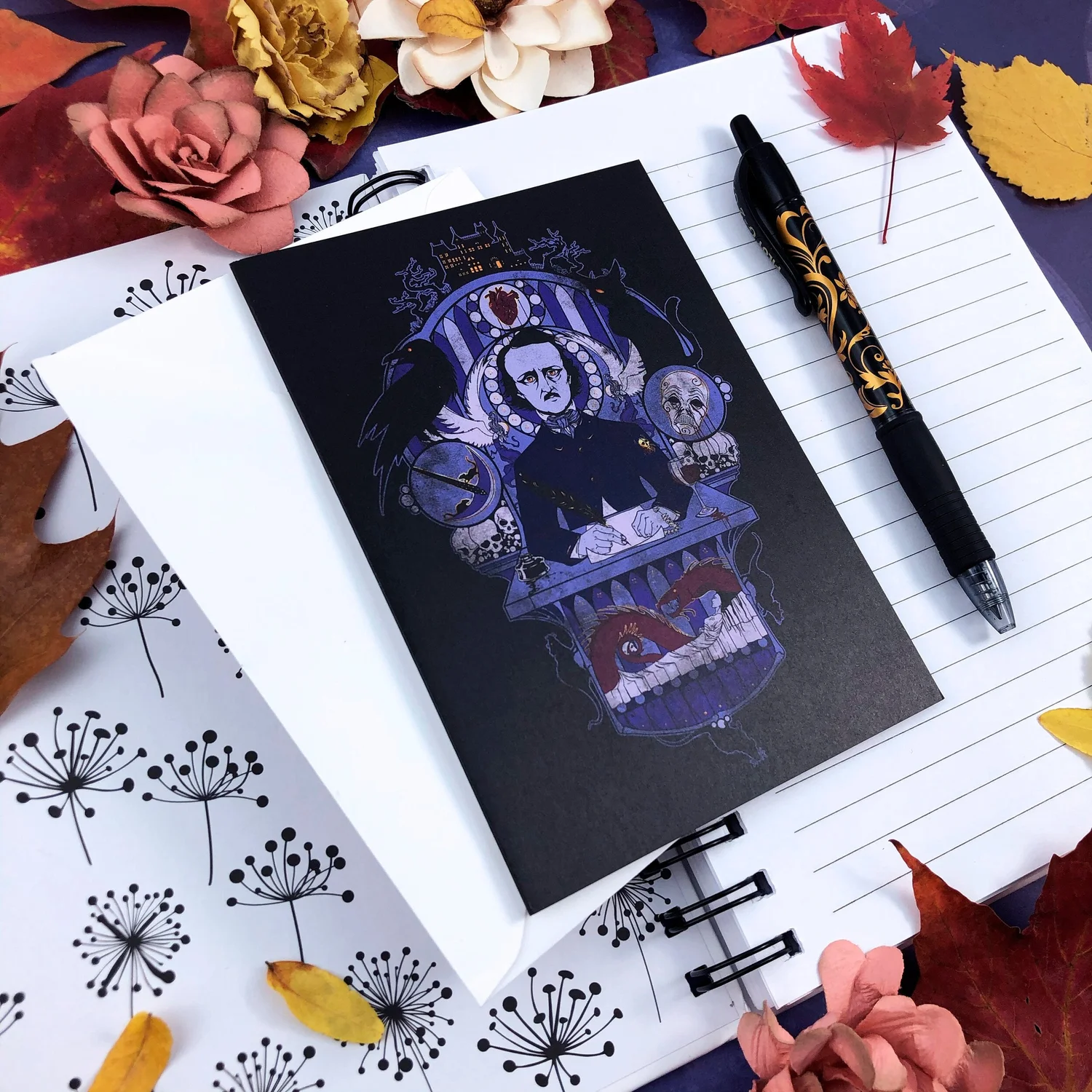 Edgar Allan Poe Printable Coloring Sheet | 4 Files