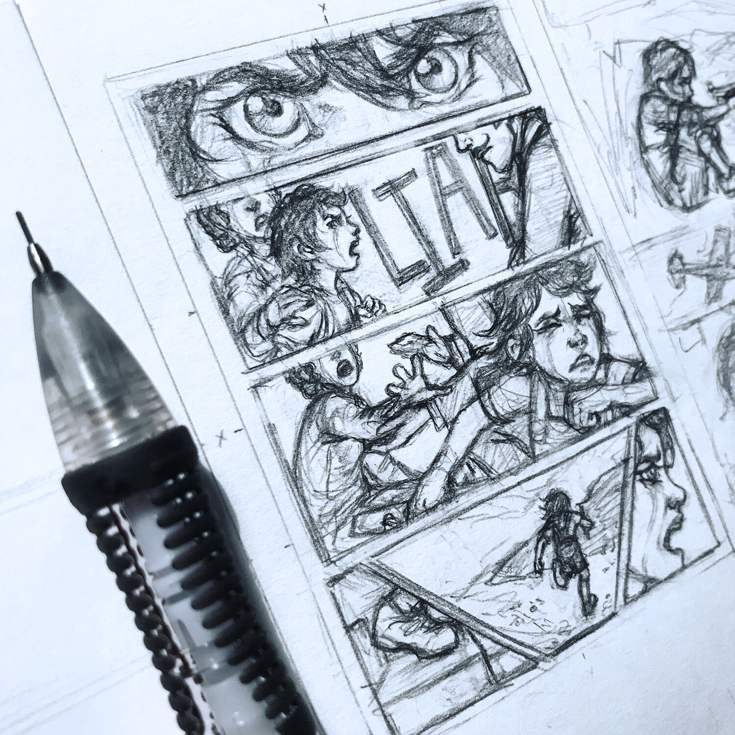 Gatchaman Origins Thumbnail Sketch - Ken the Eagle