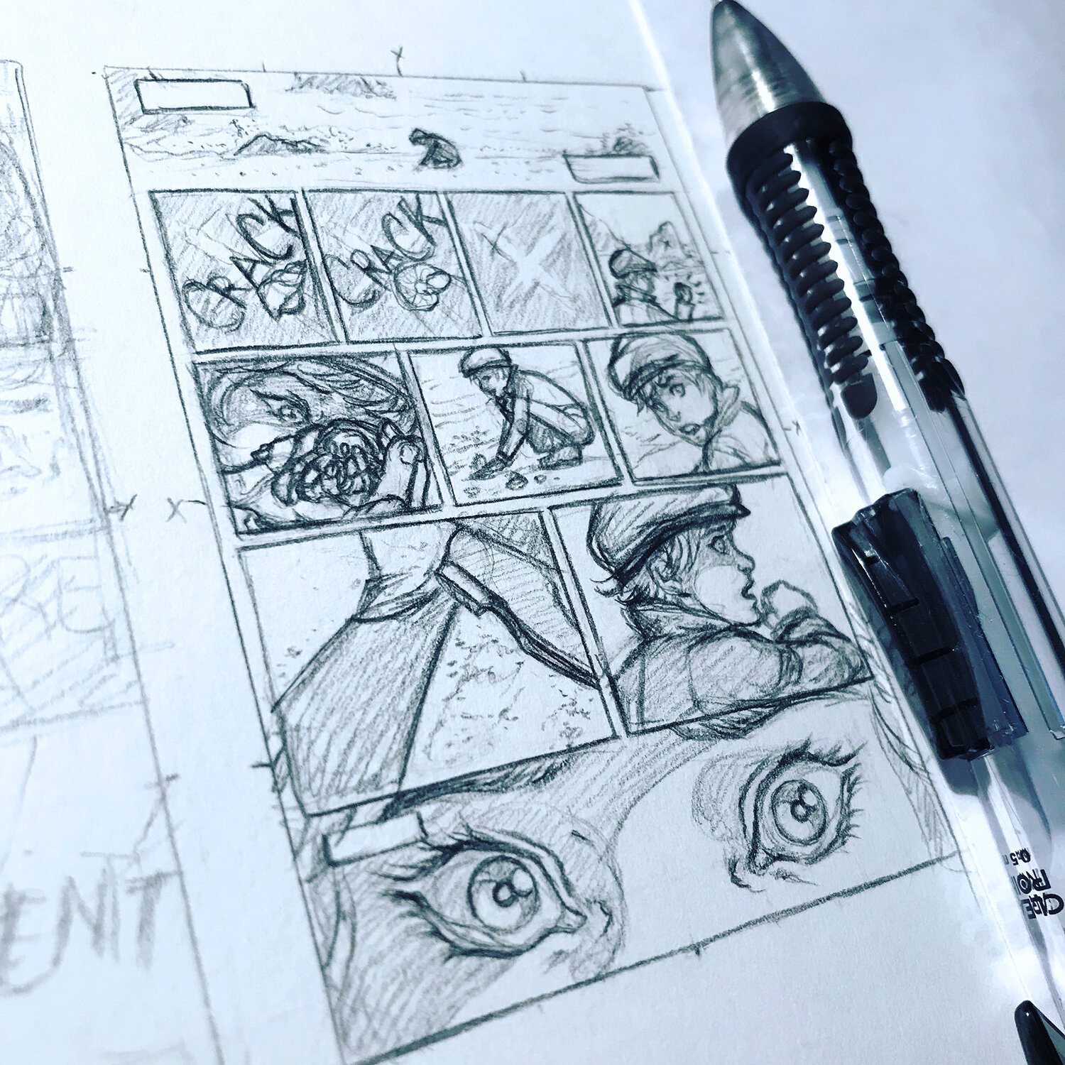 Gatchaman Origins Thumbnail Sketch - Joe the Condor