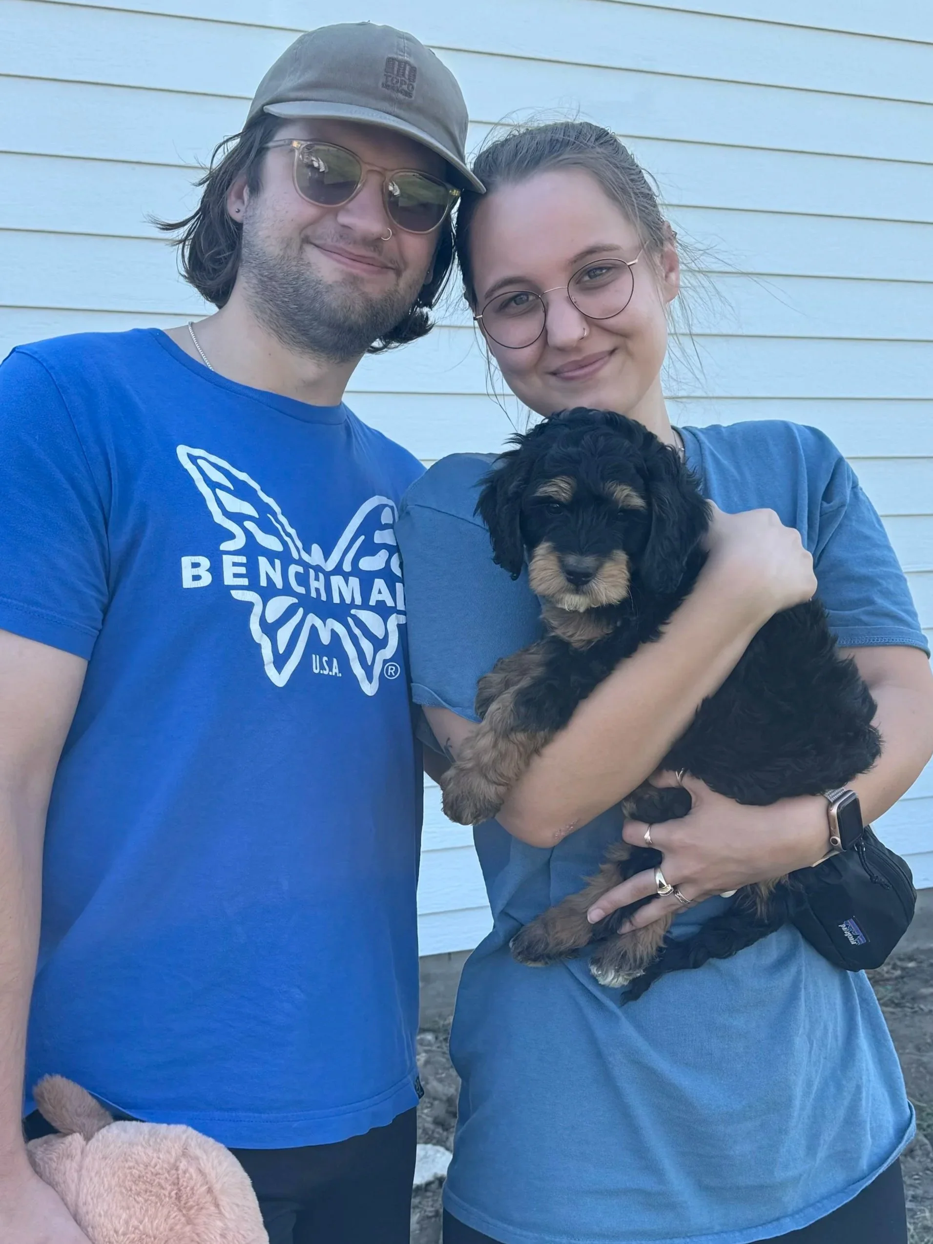 Bernedoodle puppy for Portland Oregon family from High Desert Family Doodles Madras Oregon