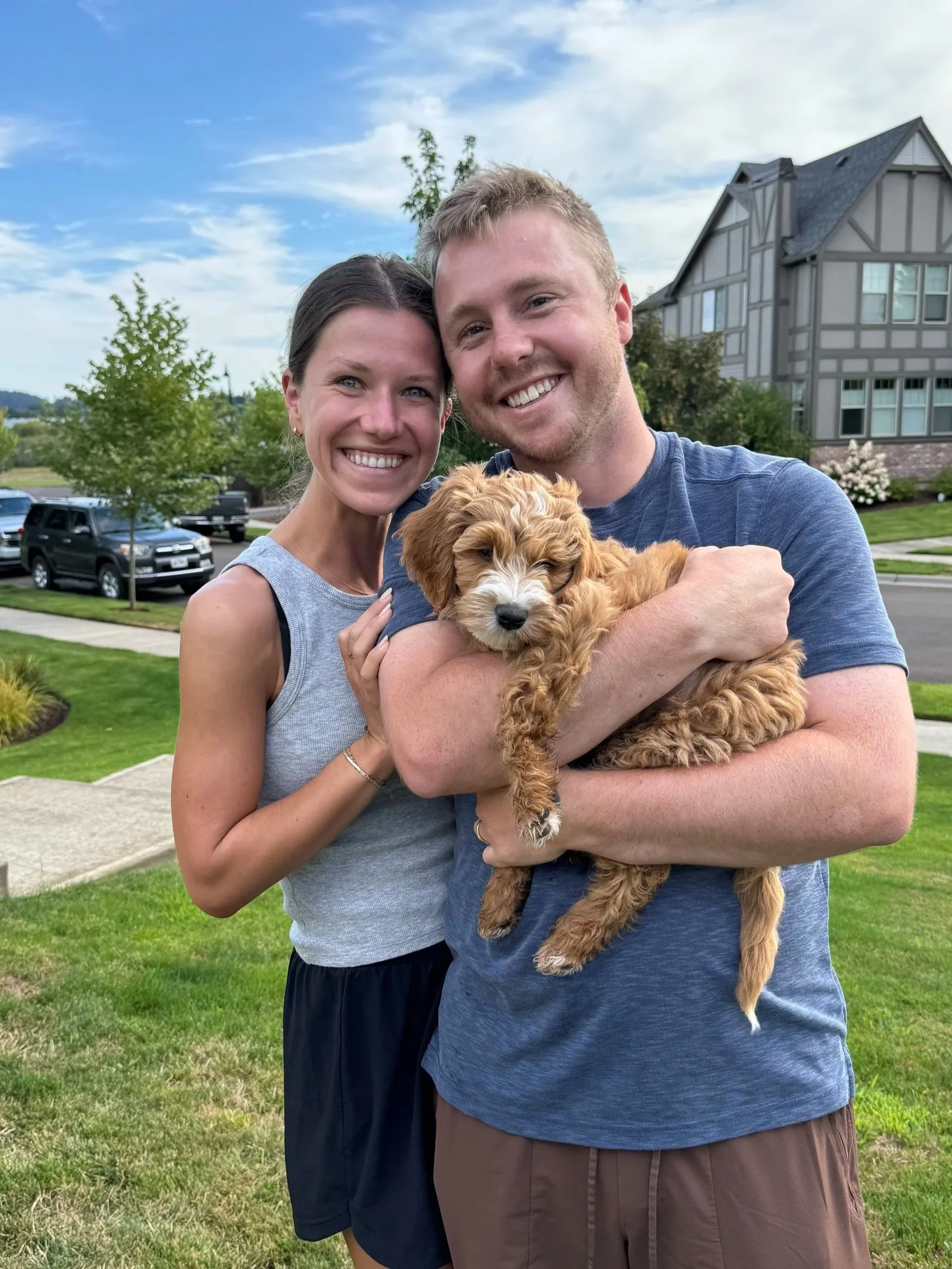 Goldendoodle puppy for Kent Washington South King County family from High Desert Family Doodles Oregon