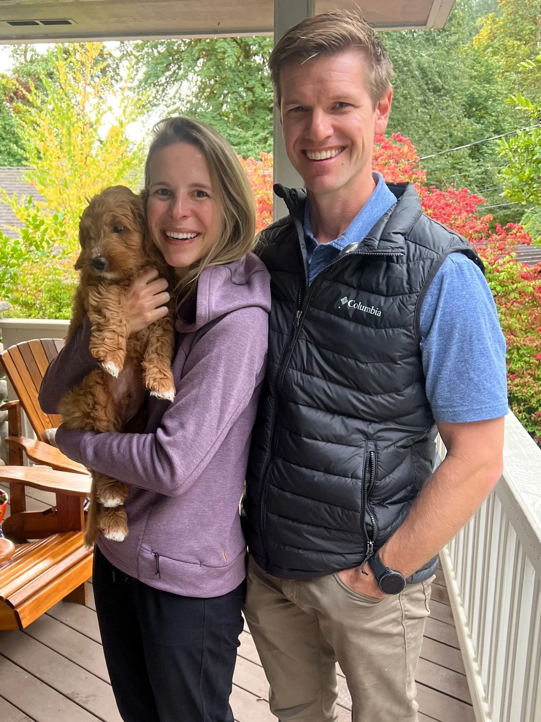 Goldendoodle puppy for Hillsboro Oregon Washington County family from High Desert Family Doodles